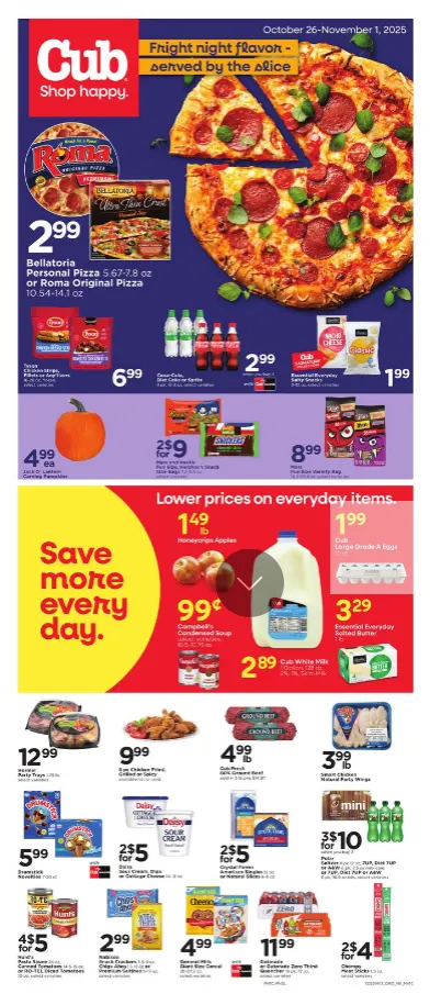 Weekly ad Cub Foods Sales from October 26 to November 1 2025 - Page 1