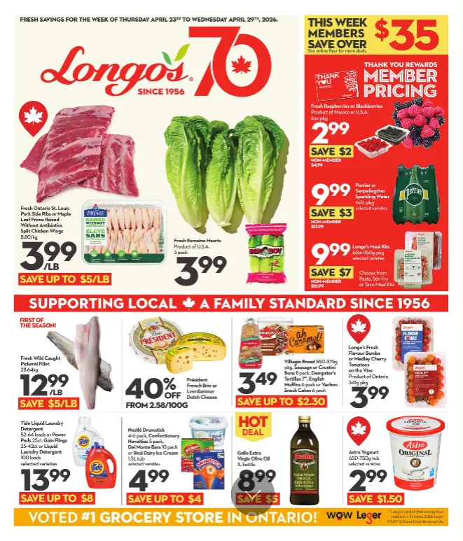 Longo's Sales from April 23 to April 29 2026 - flyer page 