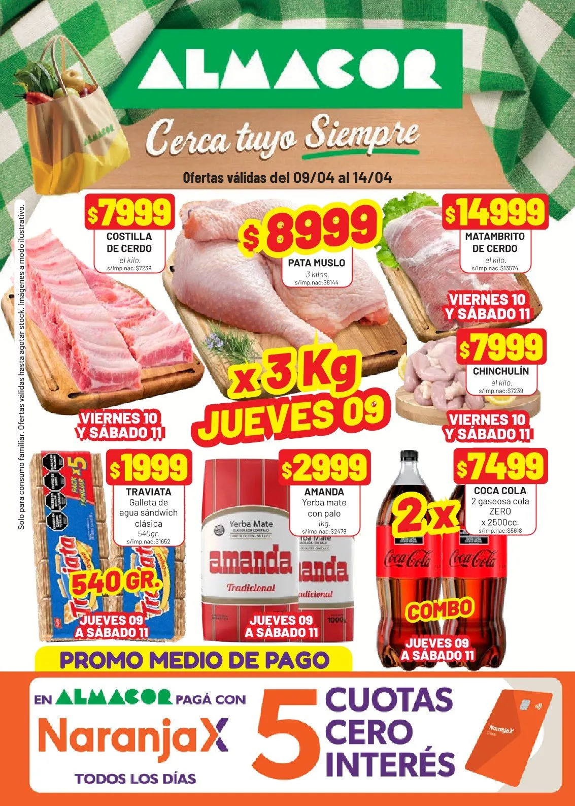 Ofertas de Ofertas  Almacor 9 de abril al 14 de abril 2026 - Página 1 del catálogo