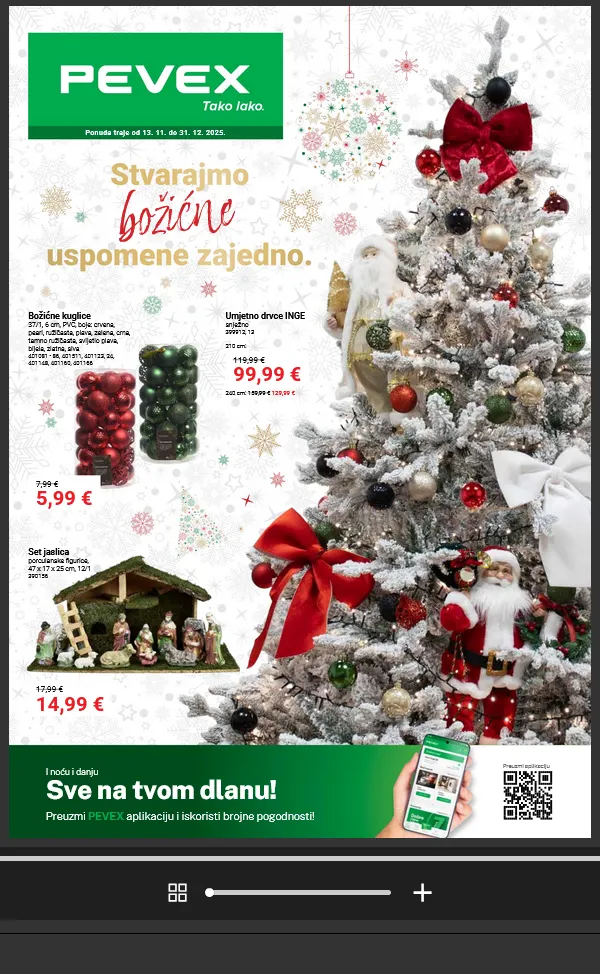 Katalog Pevex od 13. prosinca do 31. prosinca 2025. - Pregled Stranica