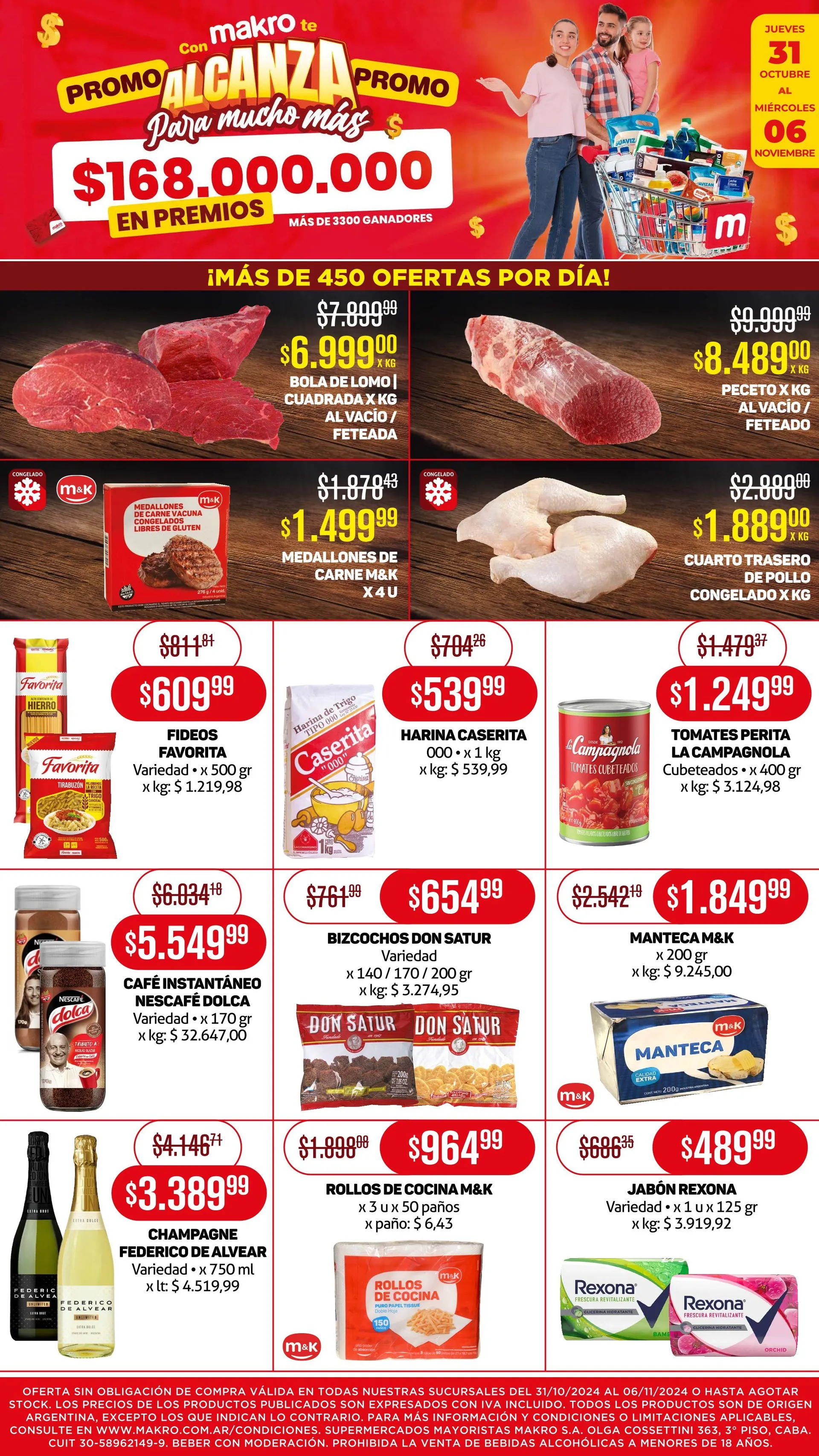 Ofertas de Makro Oferta de Folletos 31 de octubre al 6 de noviembre 2024 - Página 1 del catálogo