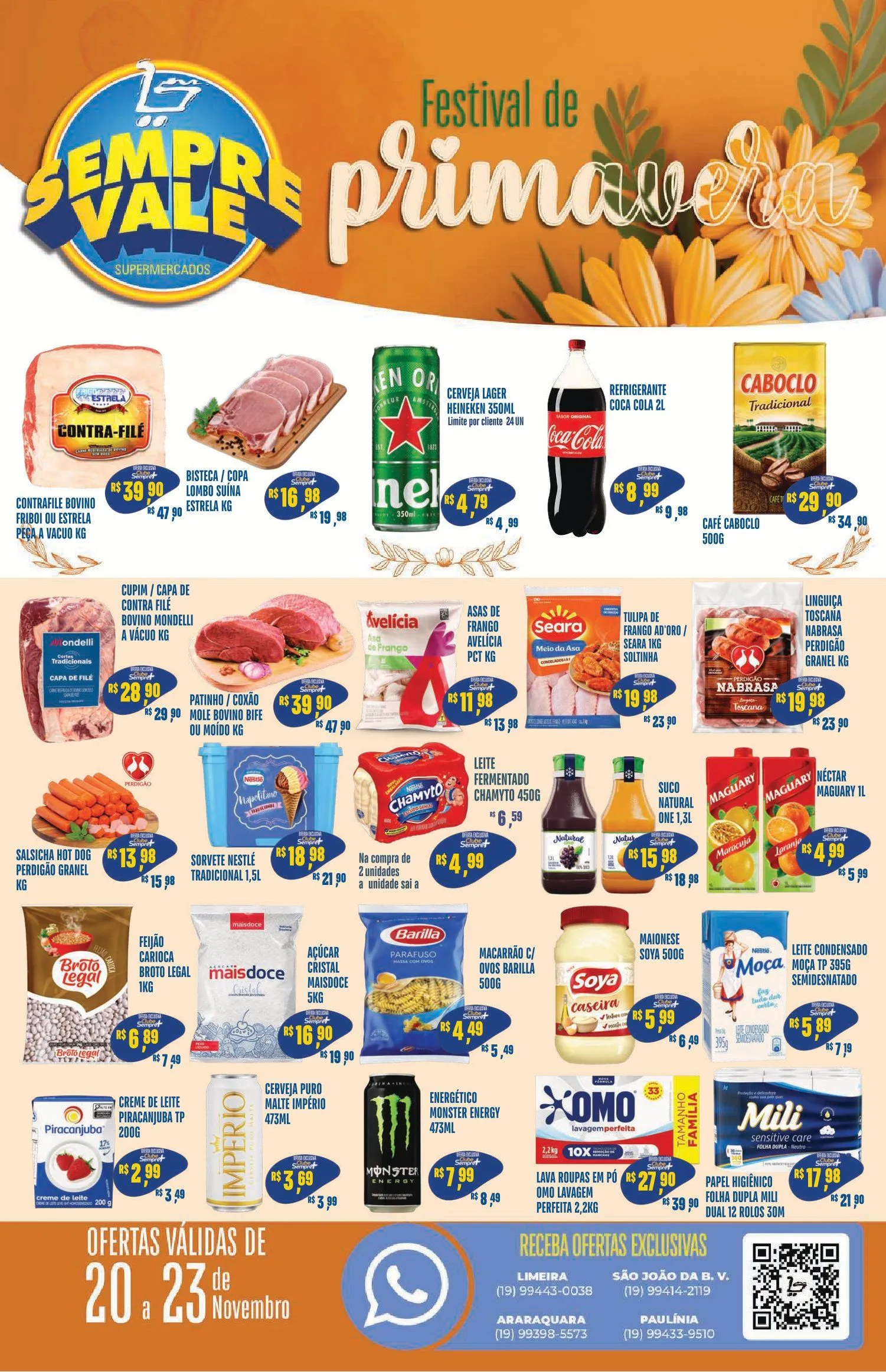 Encarte de  Sempre Vale Supermercados Ofertas 20 de novembro até 23 de novembro 2025 - Pagina 1