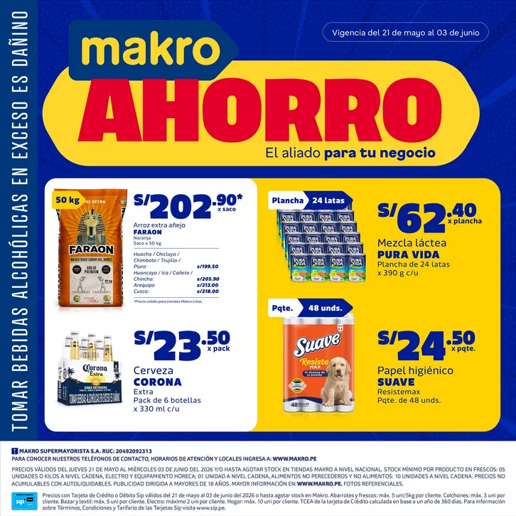 Catalogo de Makro Ofertas 21 de mayo al 3 de junio 2026 - Pag 1