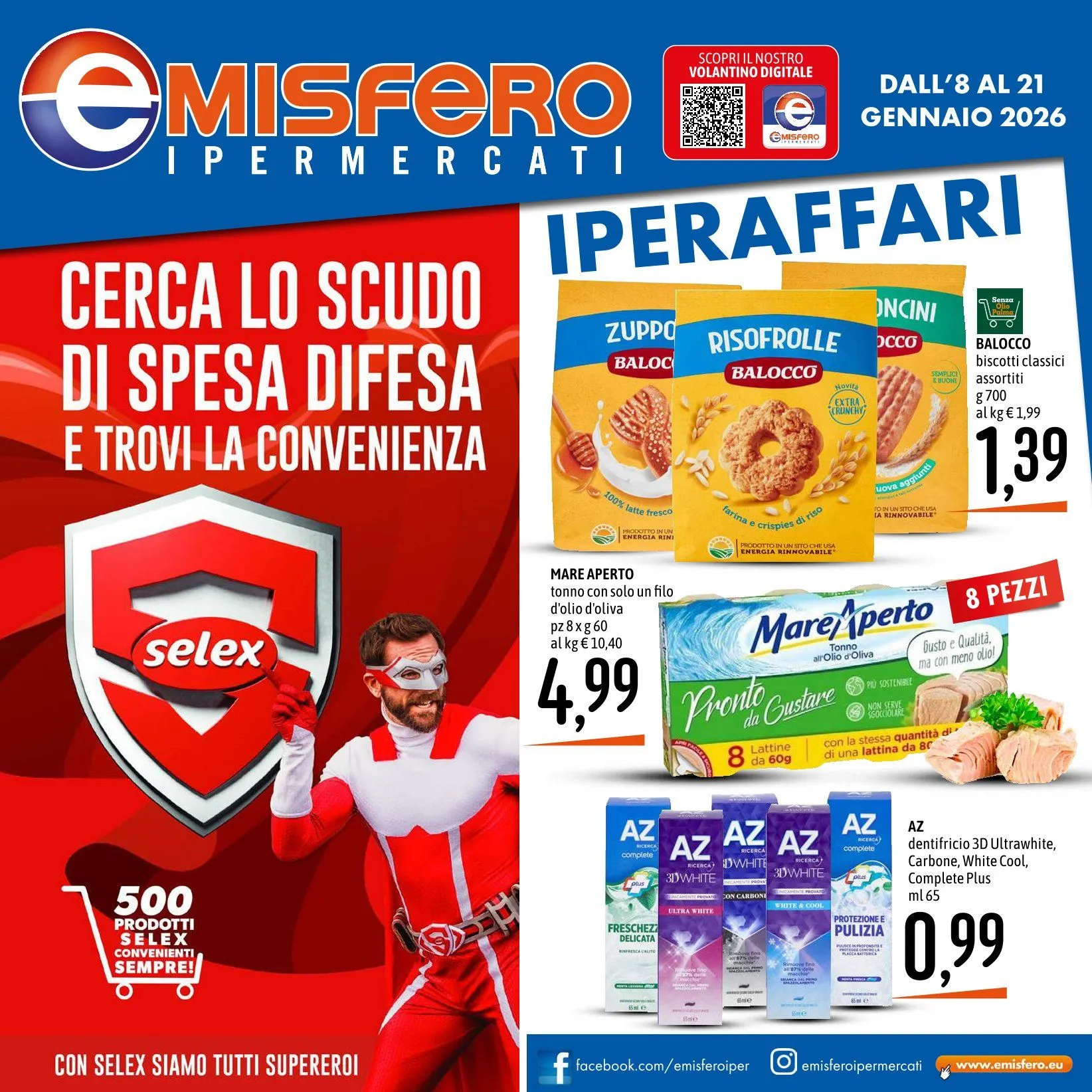 Volantini Emisfero da 8 gennaio a 21 gennaio di 2026 - Pagina del volantino 