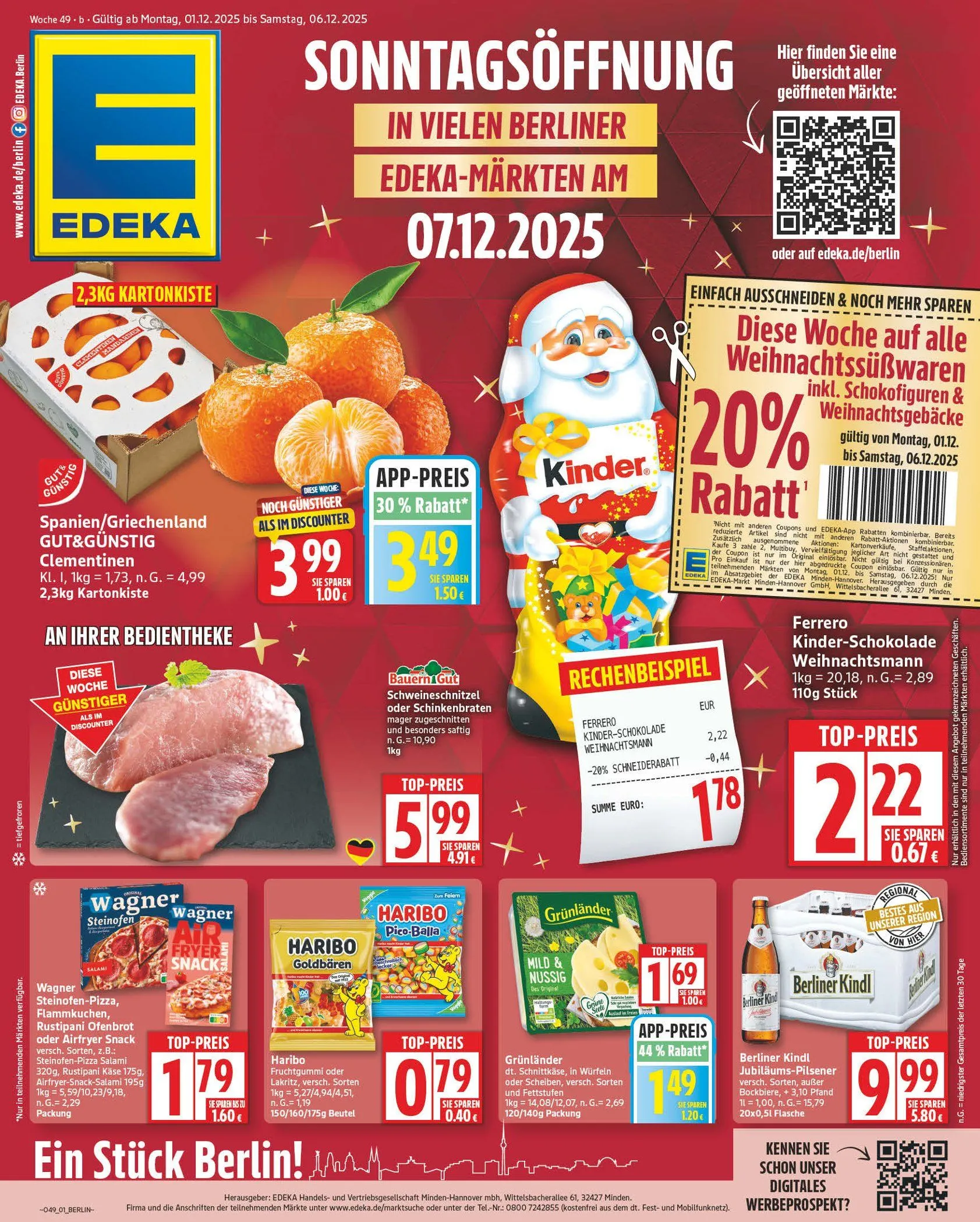 Edeka Sales - 1. Dezember 6. Dezember 2025