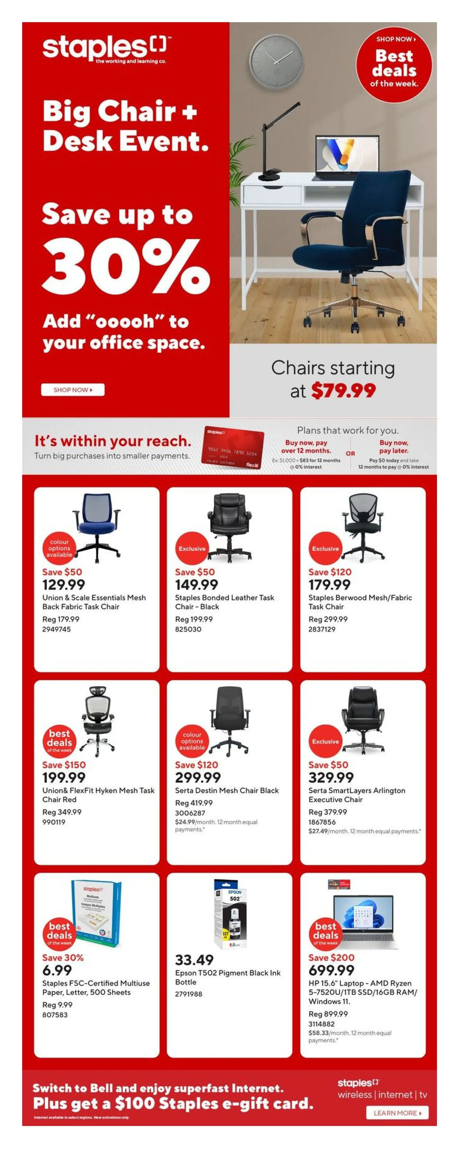 Staples Sales from May 8 to May 14 2025 - flyer page 1