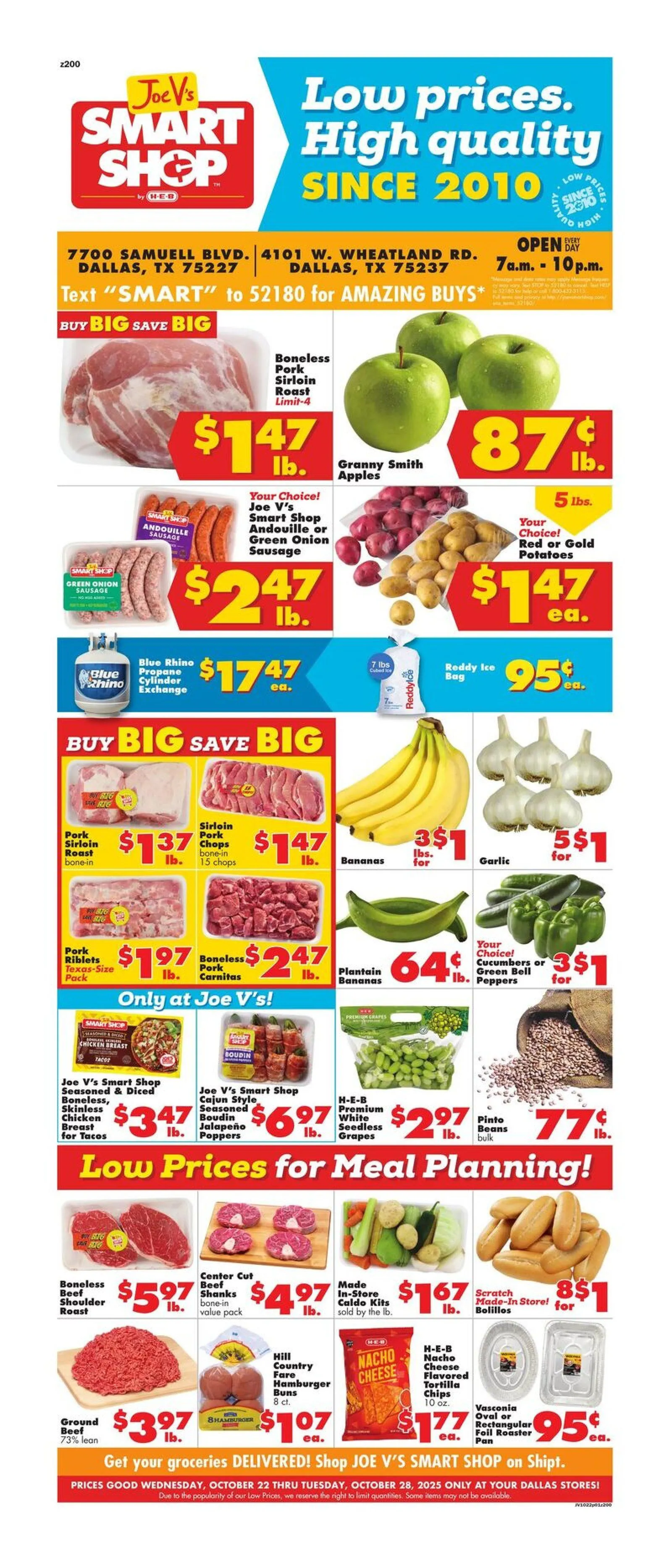 Weekly ad Joe V's Smart Shop Sales from October 22 to October 28 2025 - Page 