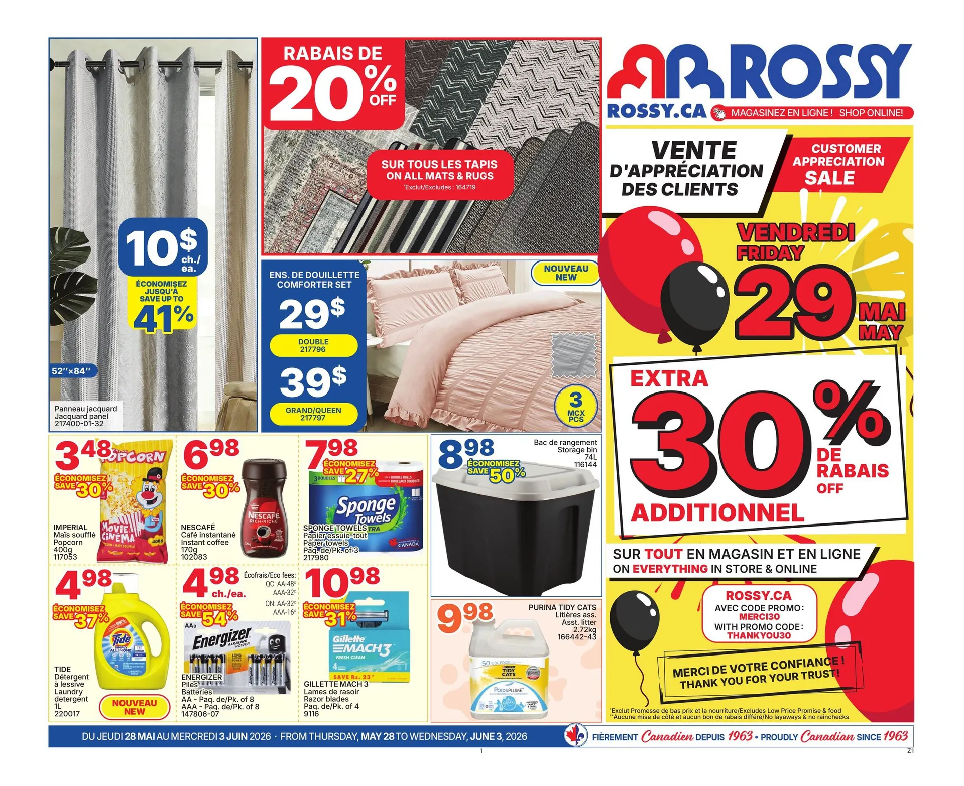 Rossy Sales from May 28 to June 3 2026 - flyer page 1