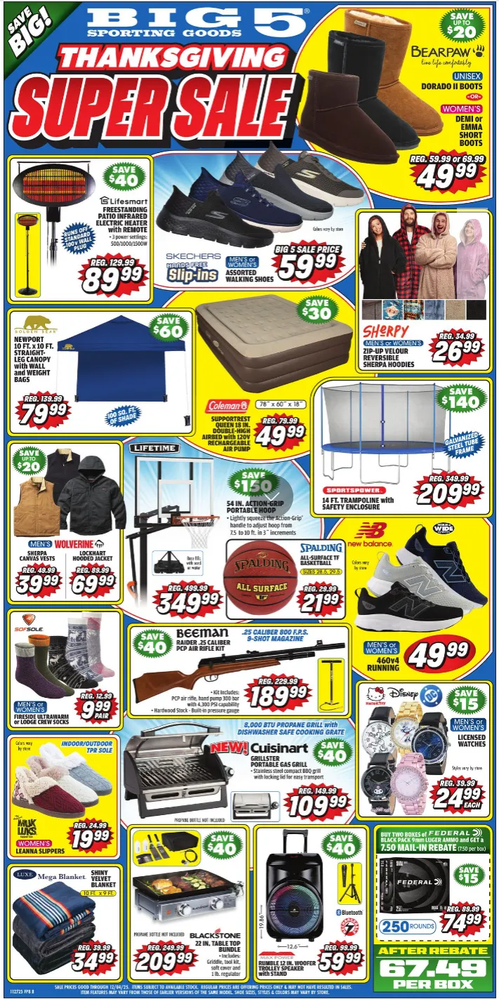 Weekly ad Big 5 Sales from December 1 to December 4 2025 - Page 