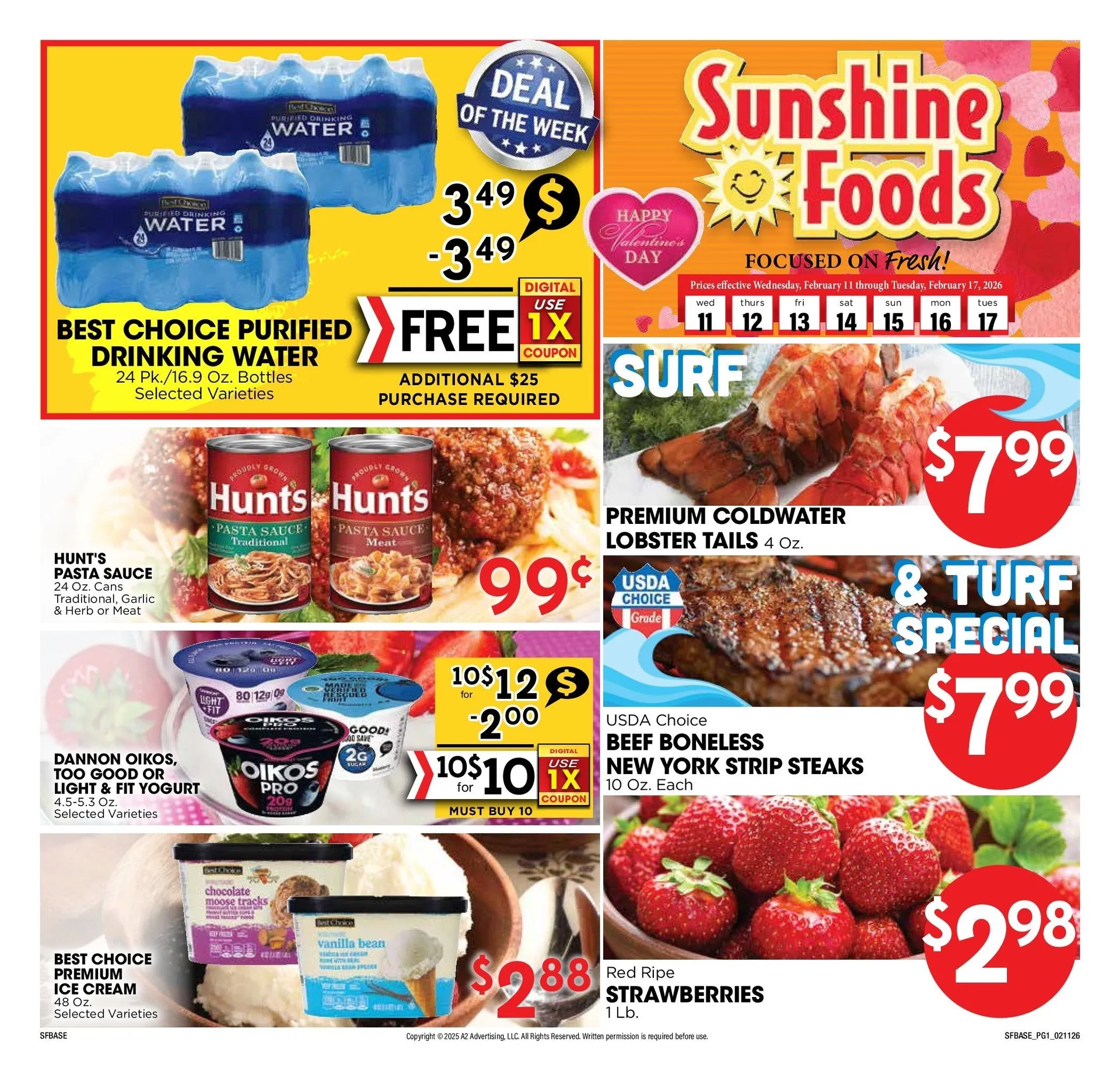 Weekly ad Sunshine Foods Sales from February 11 to February 17 2026 - Page 