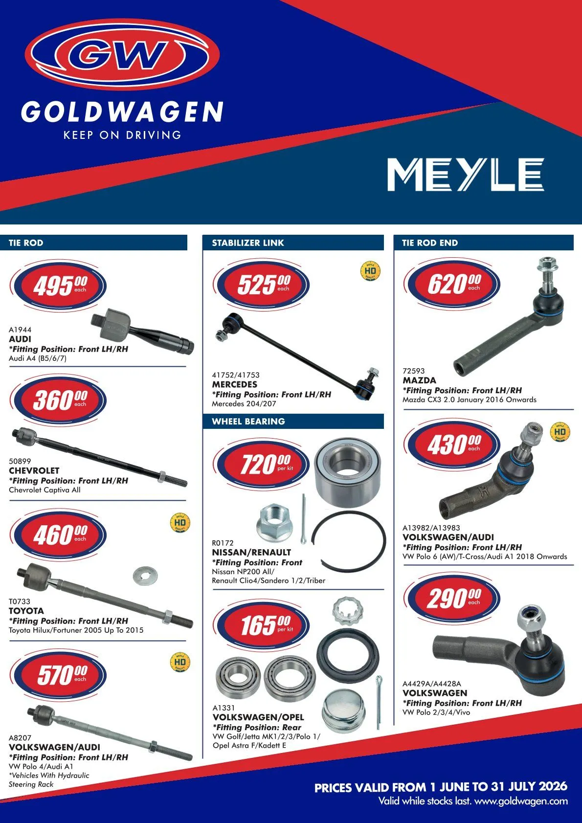 Goldwagen Sales from 1 June to 31 July 2026 - Catalogue Page 