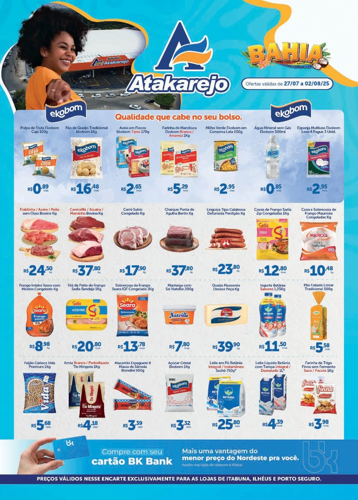 Encarte de Atakadão Atakarejo Encarte 27 de julho até 2 de agosto 2025 - Pagina 1