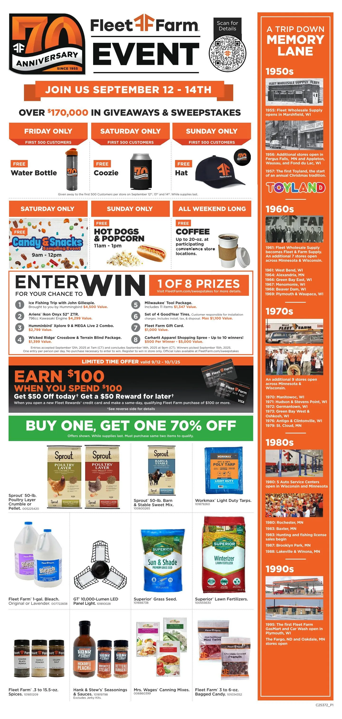 Weekly ad Fleet Farm Sales from September 12 to September 14 2025 - Page 1