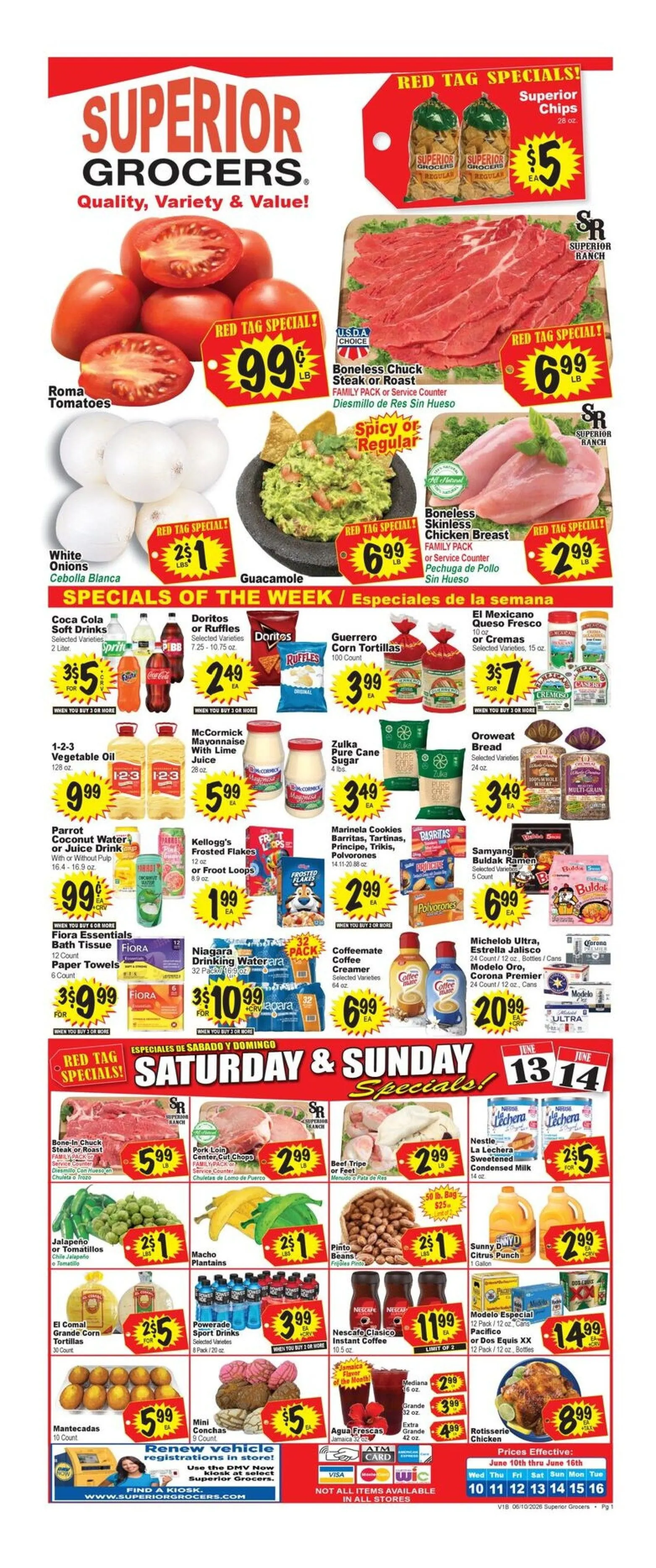 Weekly ad Superior Grocers Sales from June 10 to June 16 2026 - Page