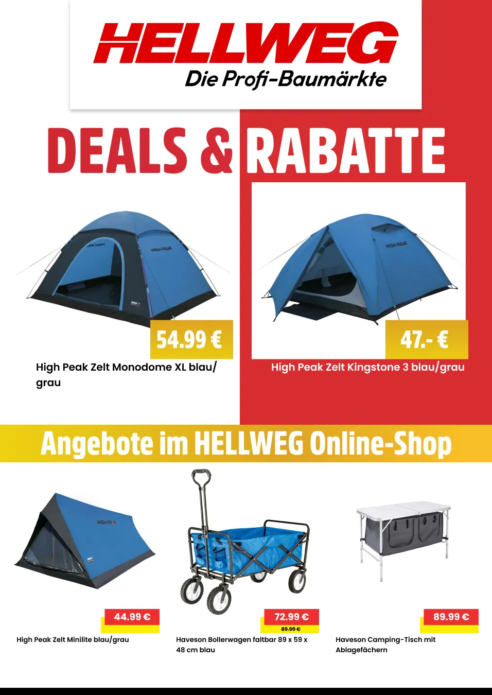 Hellweg Sales von 2. Juli bis 16. Juli 2026 - Prospekt seite 