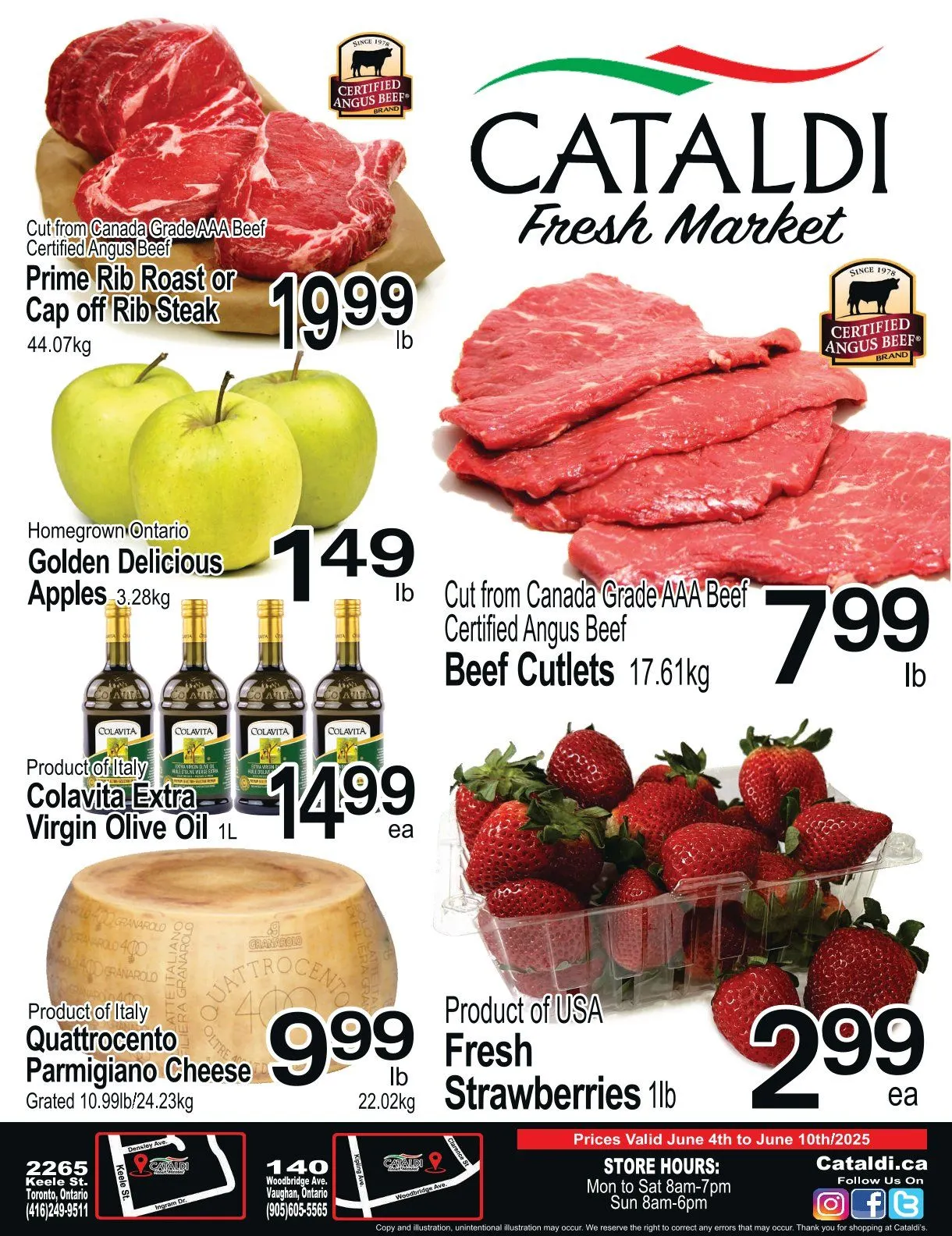 Cataldi Fresh Market Deals from June 4 to June 10 2025 - flyer page 