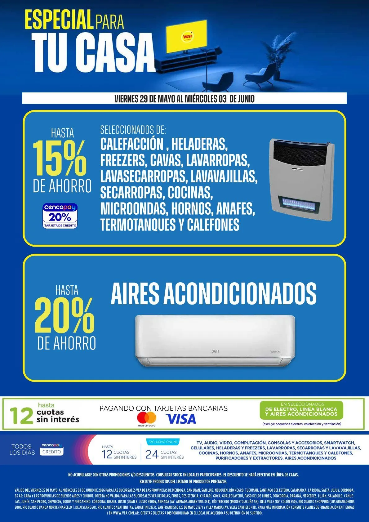 Ofertas de catálogo Ofertas Vea 1 de junio al 3 de junio 2026 - Página 1 del catálogo