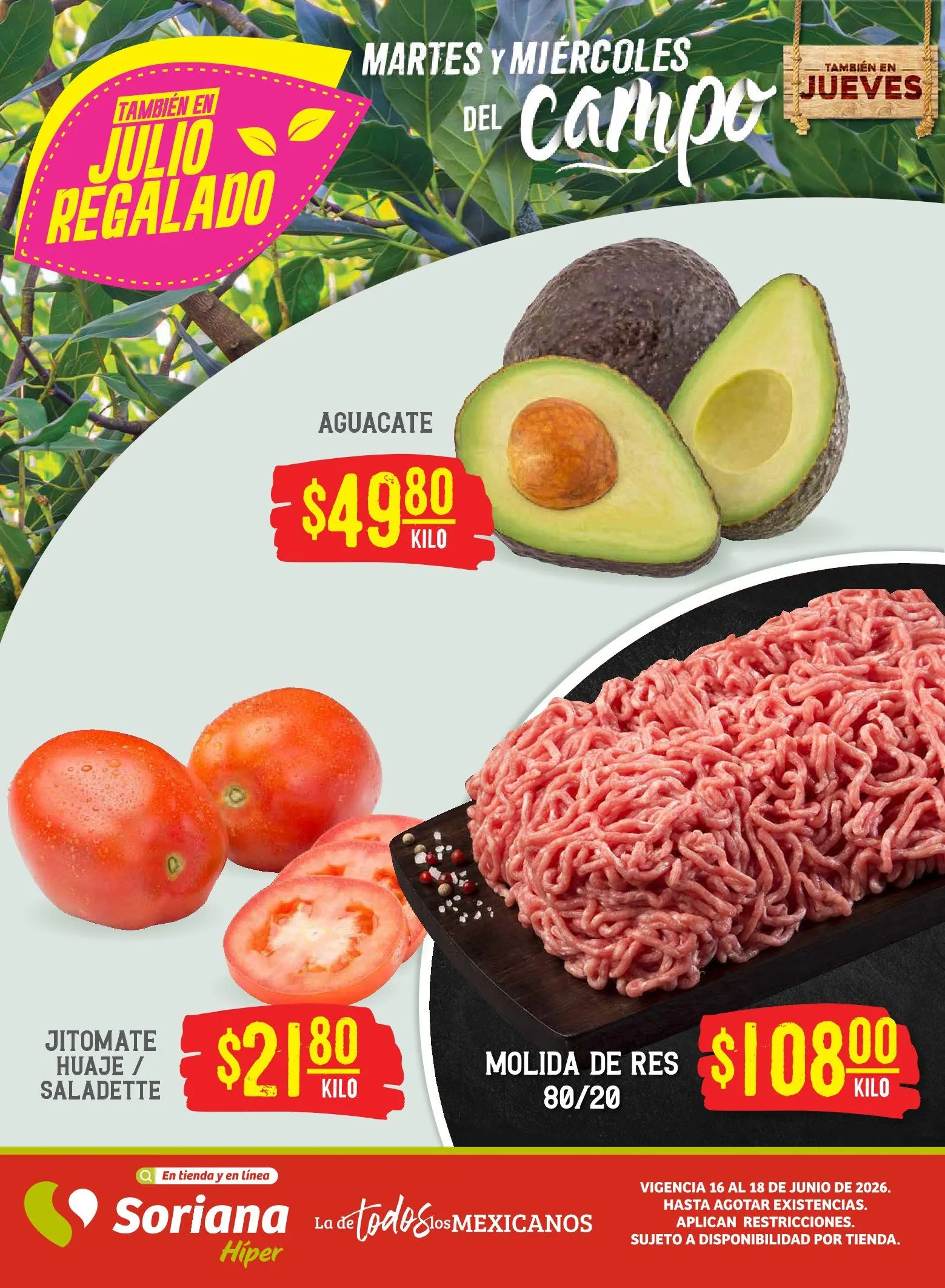 Catálogo de Soriana Ofertas 16 de junio al 18 de junio 2026 - Pagina 1