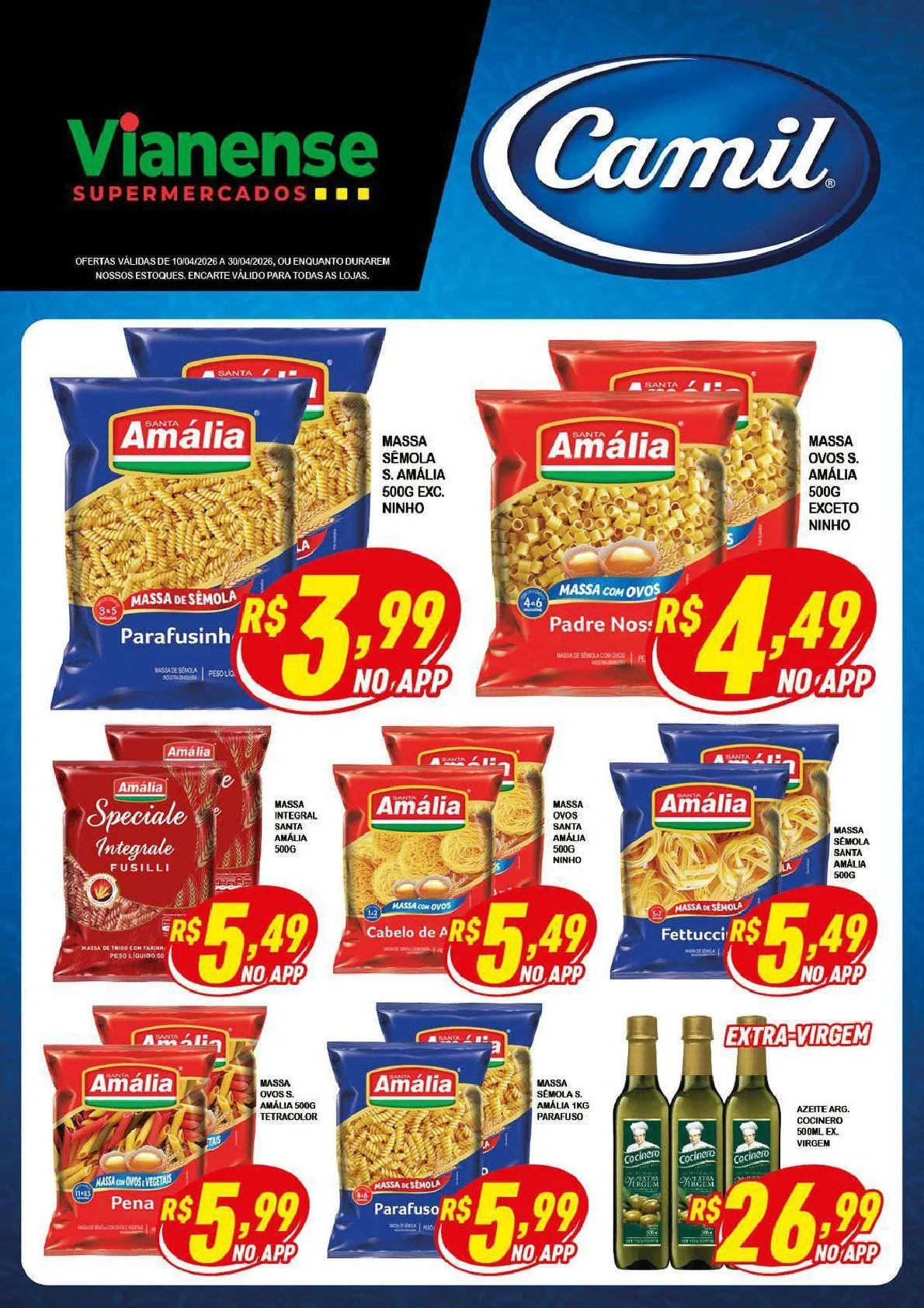 Encarte de Folhetos Vianense Supermercados  10 de abril até 30 de abril 2026 - Pagina 