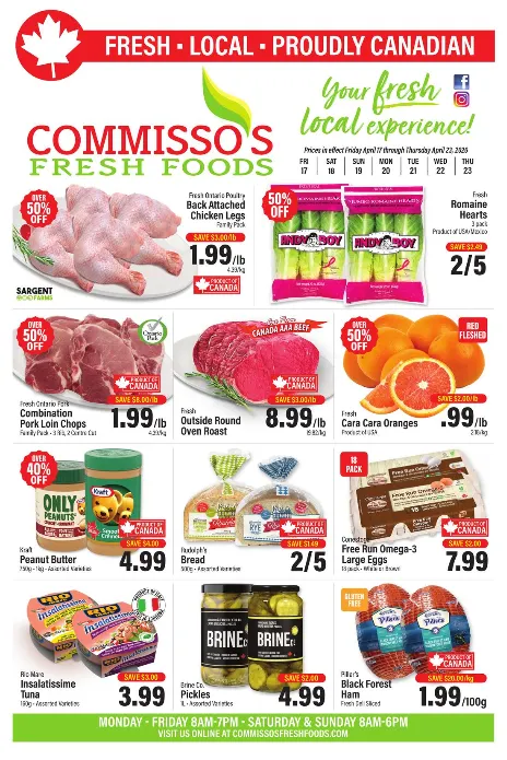 Commisso's Fresh Foods Sales from April 17 to April 23 2026 - flyer page 1