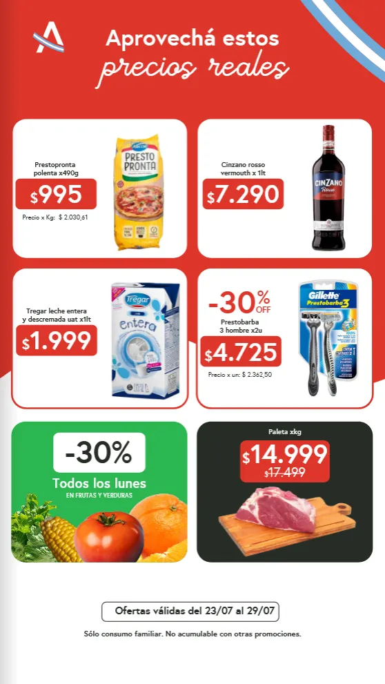 Ofertas de El Abastecedor Ofertas 23 de julio al 29 de julio 2026 - Página 1 del catálogo