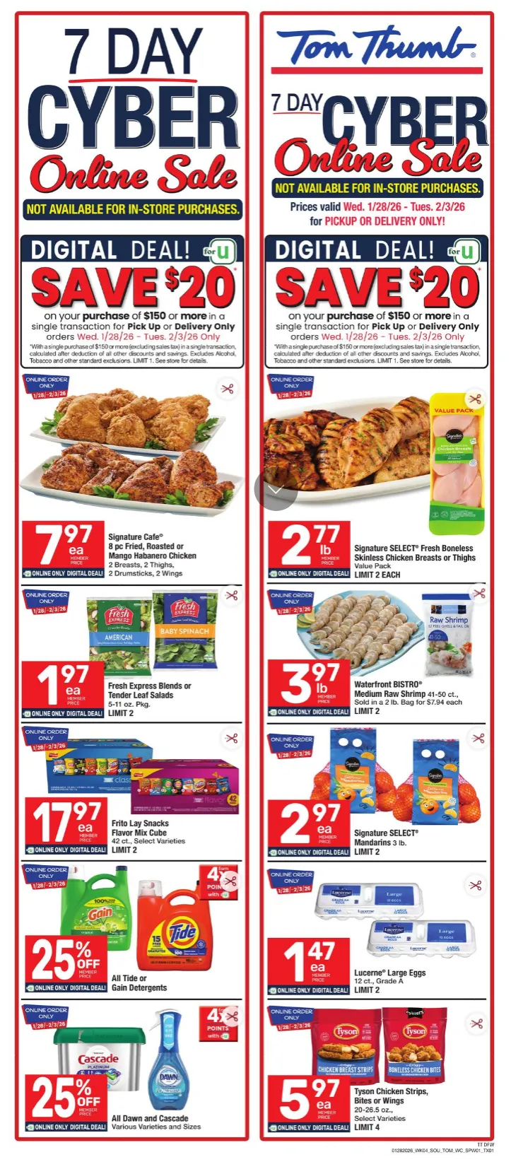 Weekly ad Tom Thumb Sales from January 28 to February 3 2026 - Page