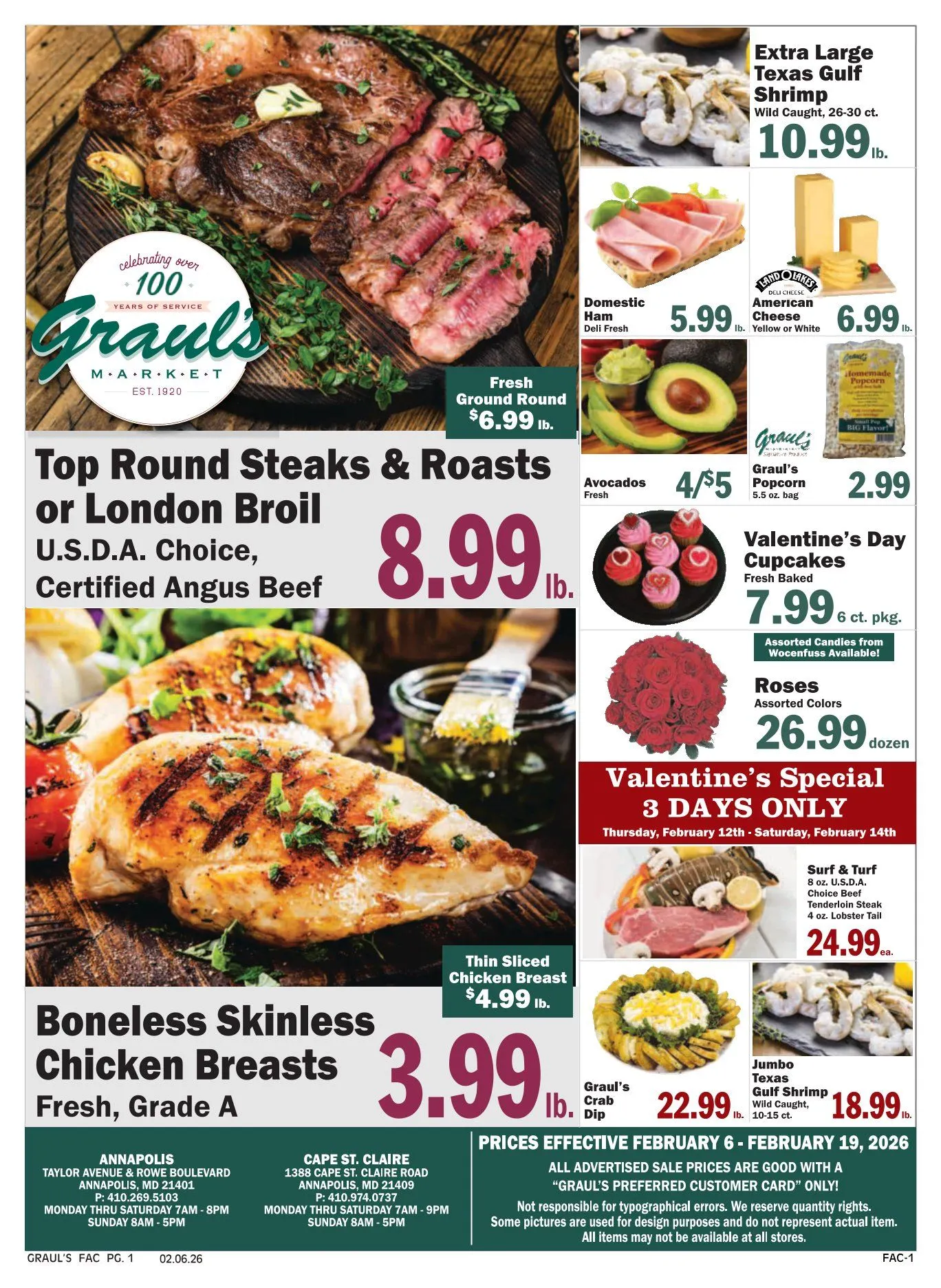 Weekly ad Graul's Market Sales from February 6 to February 19 2026 - Page