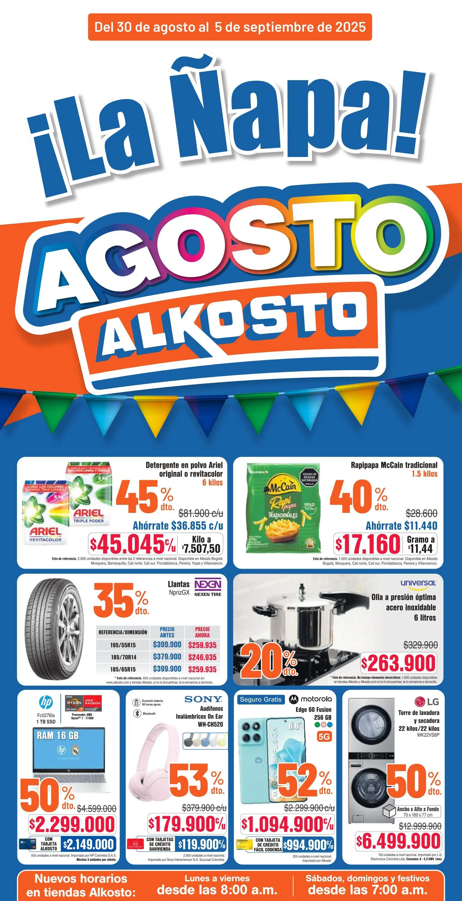 Catalogo de Alkosto Ofertas 30 de agosto al 5 de septiembre 2025 - Pag 1