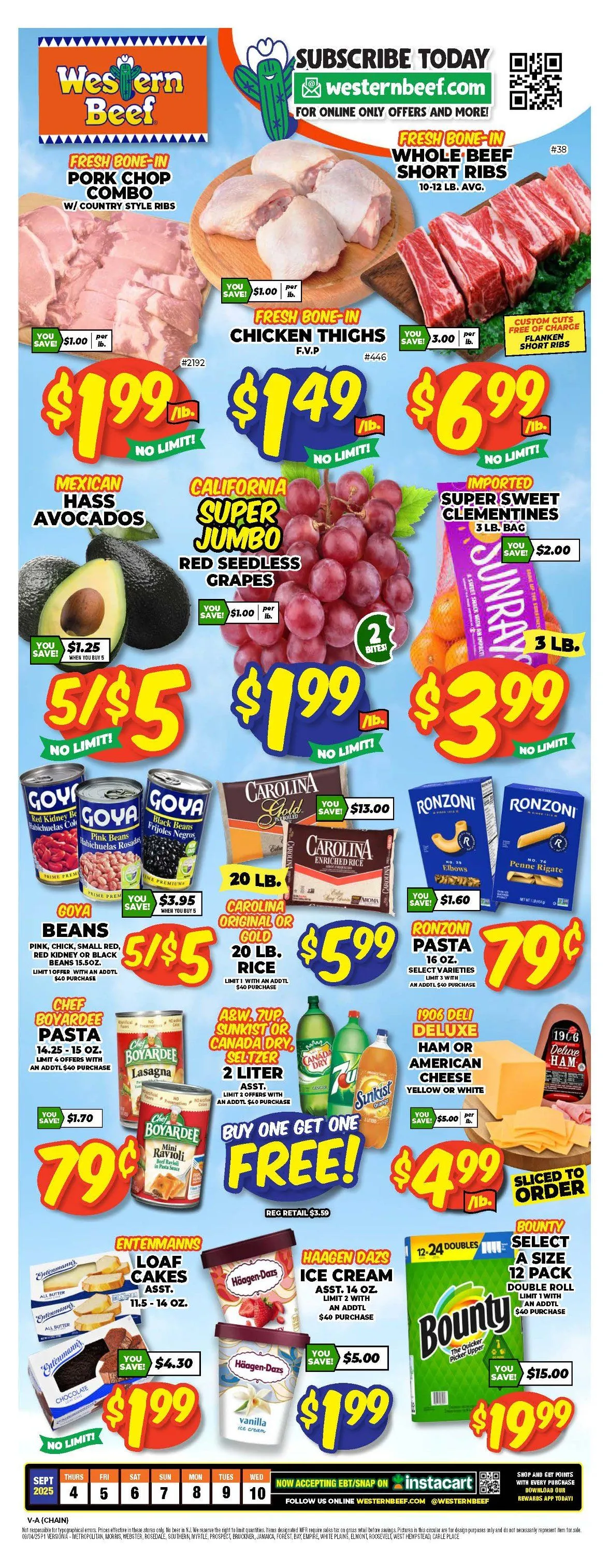 Weekly ad Western Bee Sales from September 4 to September 10 2025 - Page 1
