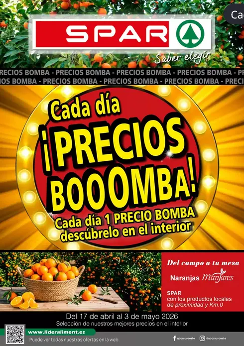 Catálogo de SPAR Ofertas 16 de abril al 2 de mayo 2026 - Página 1