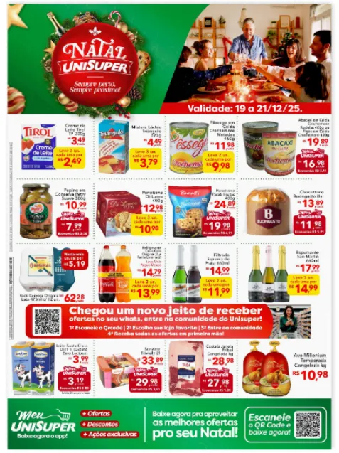 Encarte de UniSuper Ofertas 19 de dezembro até 21 de dezembro 2025 - Pagina 1
