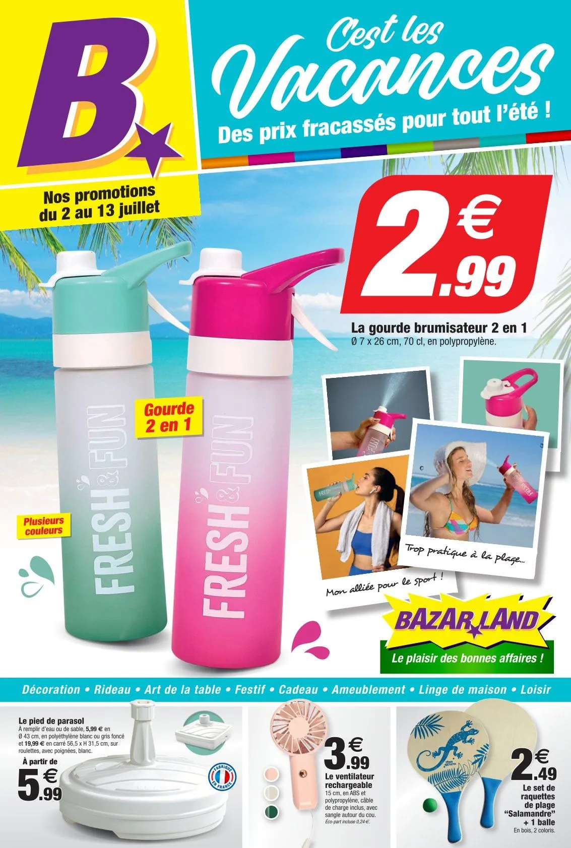 Bazarland Offres du 2 juillet au 19 juillet 2025 - Catalogue page
