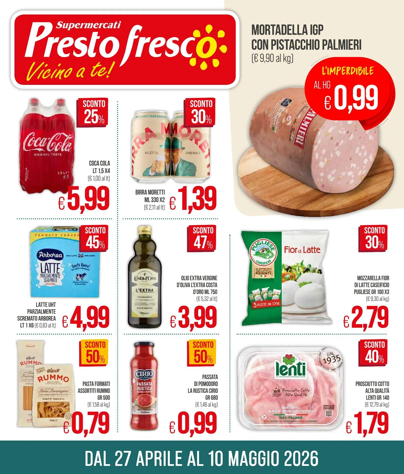 Volantini PrestoFresco da 27 aprile a 10 maggio di 2026 - Pagina del volantino 1