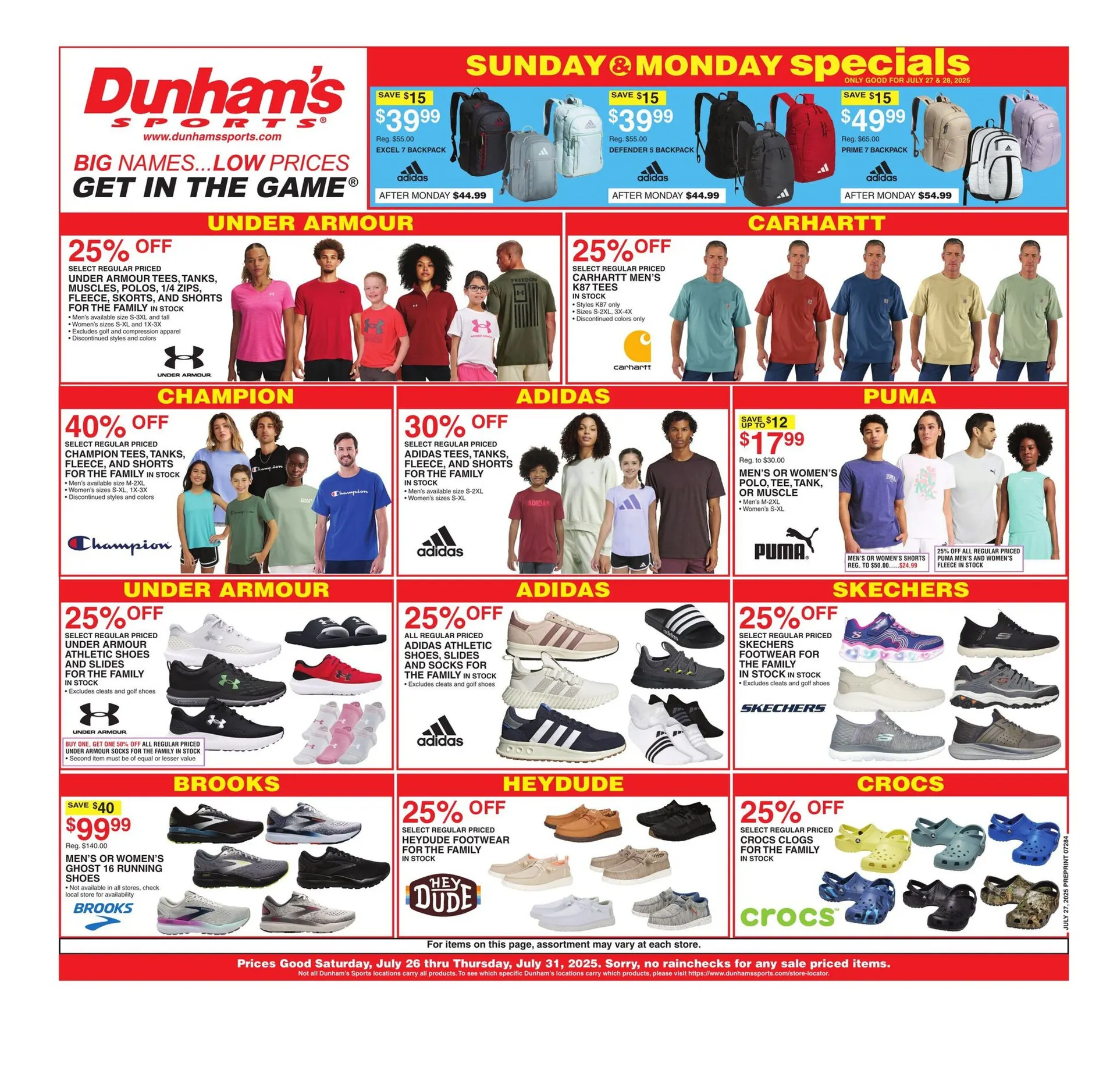 Weekly ad Dunham's Sports Sales from July 26 to July 31 2025 - Page