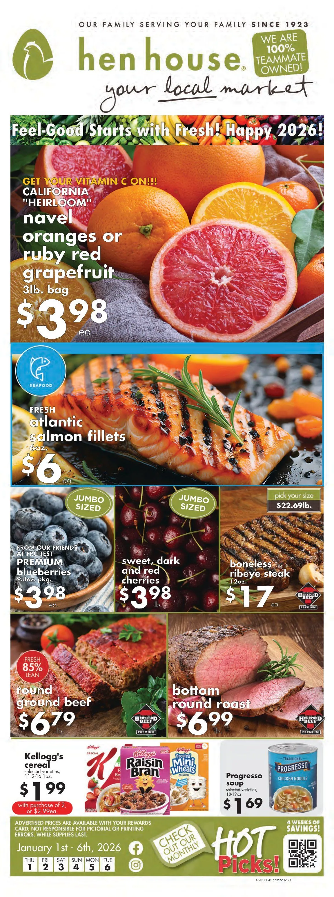 Weekly ad Hen House Sales from January 1 to January 6 2026 - Page 