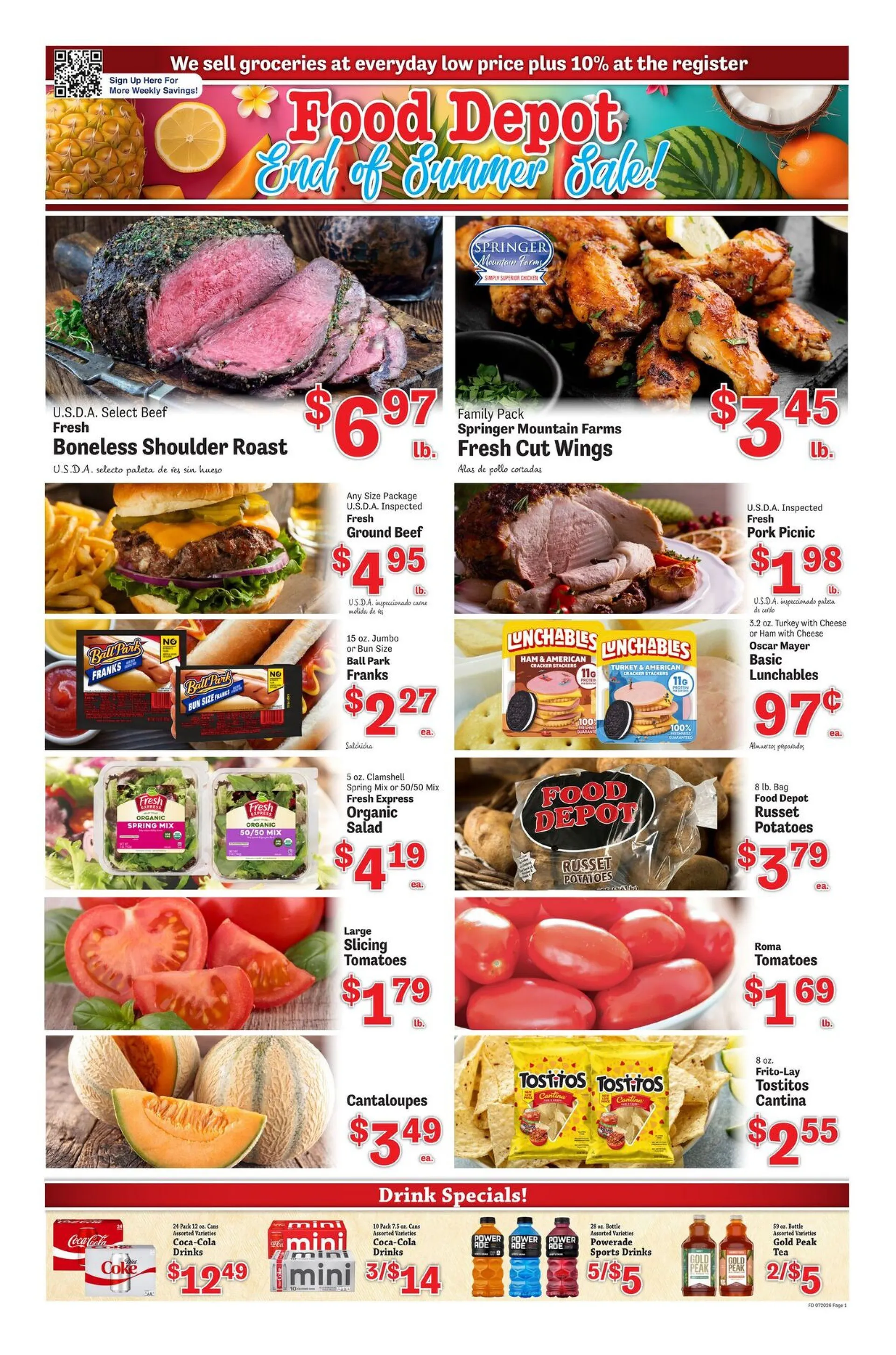Weekly ad Food Depot Sales from July 20 to July 26 2026 - Page