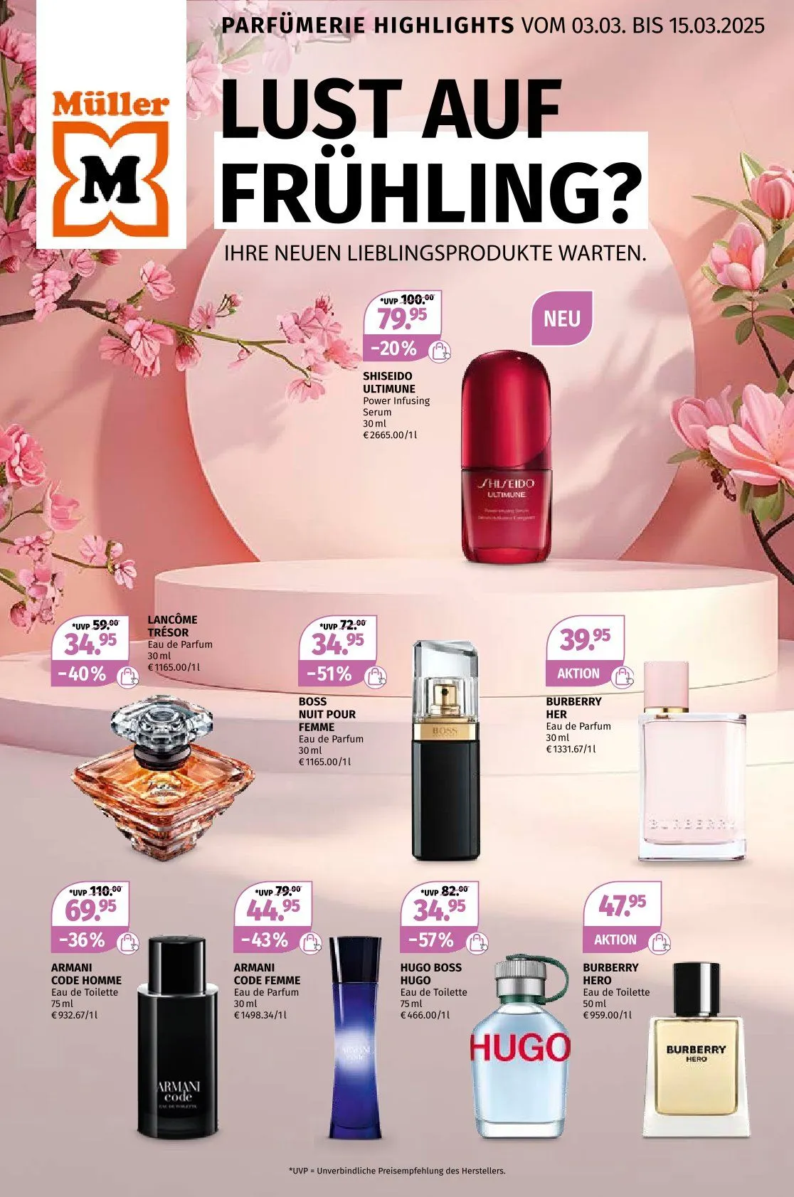 Müller Angebote von 13. März bis 15. März 2025 - Prospekt seite 