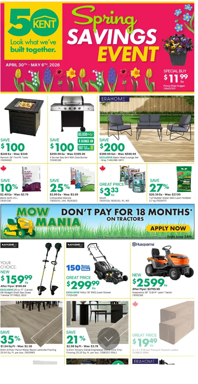  Kent  Sales from April 30 to June 6 2026 - flyer page 