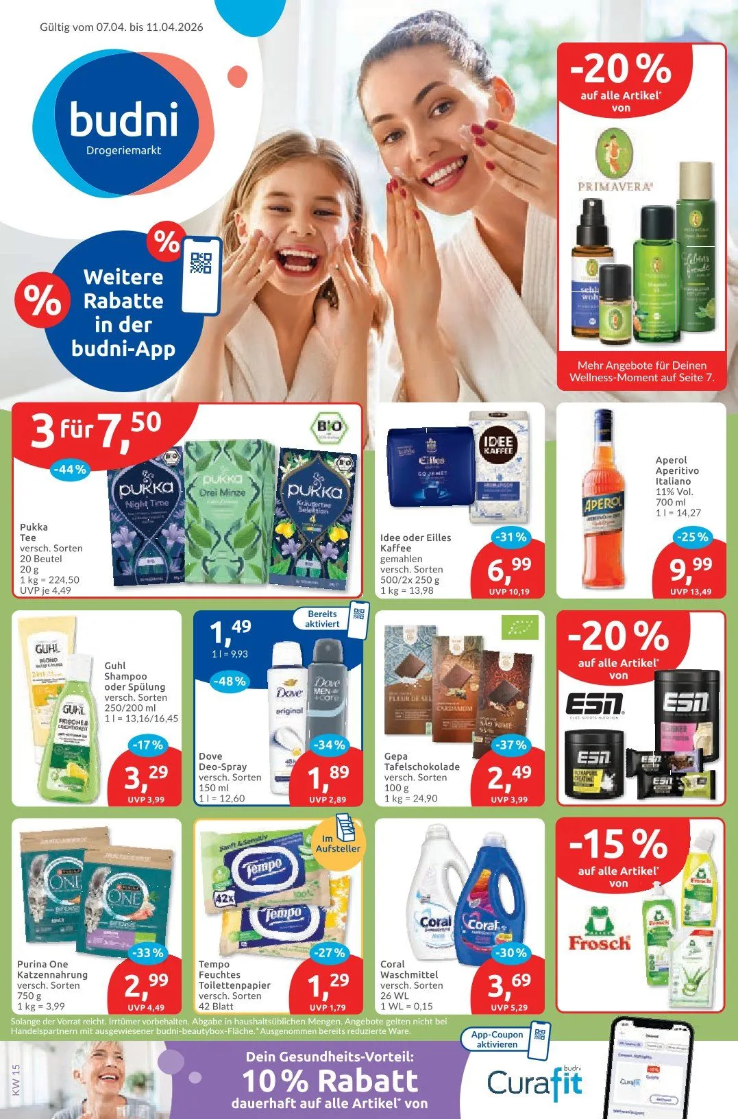  Budni Angebote von 7. April bis 11. April 2026 - Prospekt seite 1