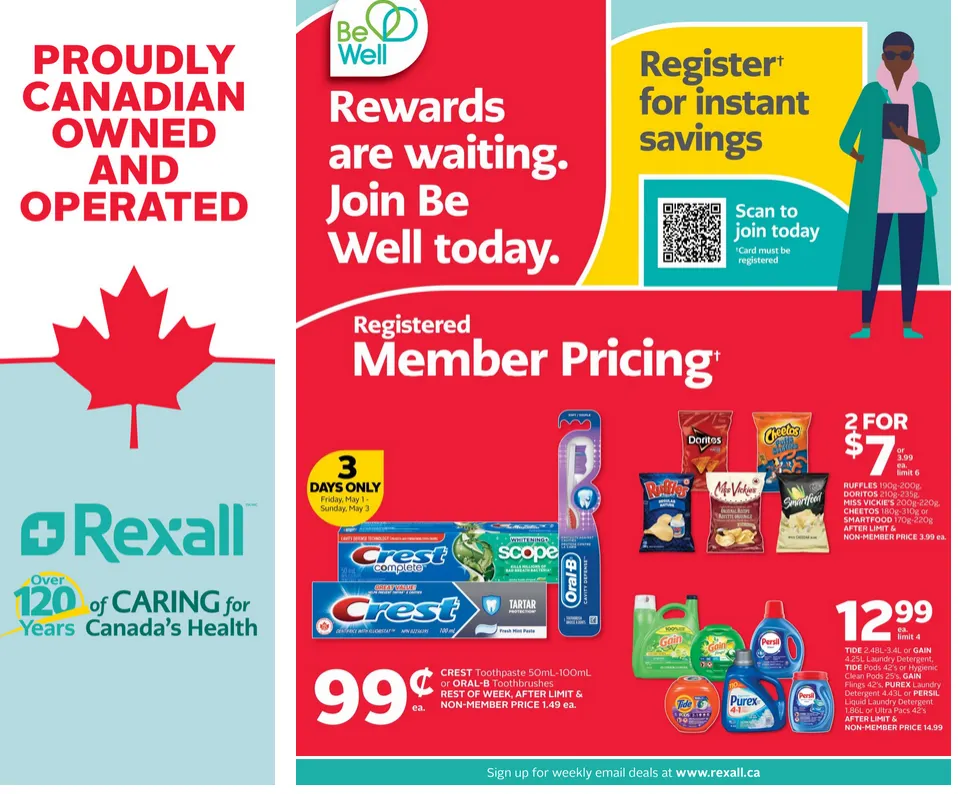 Rexall Sales from May 1 to May 7 2026 - flyer page 1