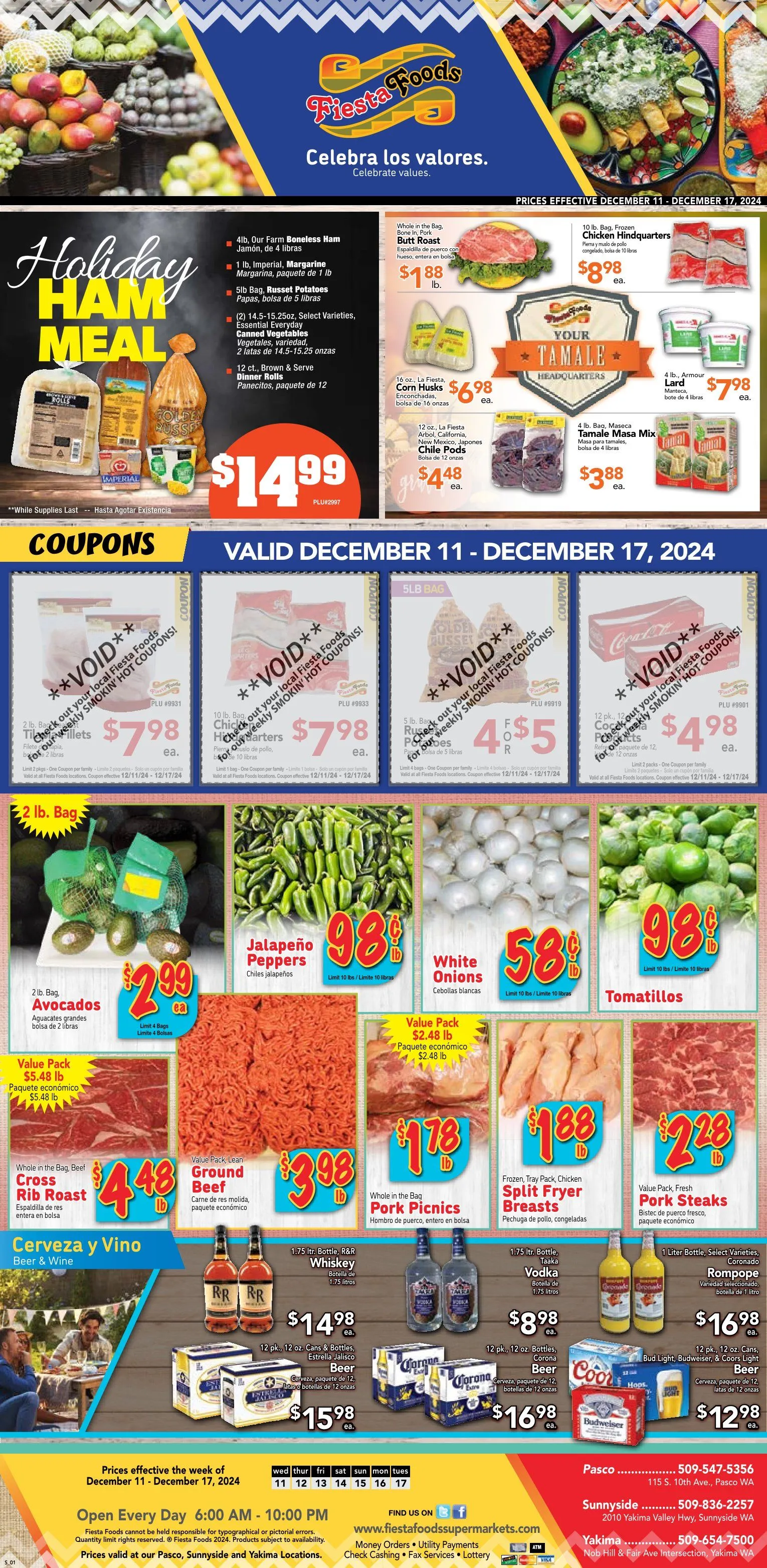 Weekly ad Fiesta Foods SuperMarkets Weekly Ad from December 11 to December 17 2024 - Page 1