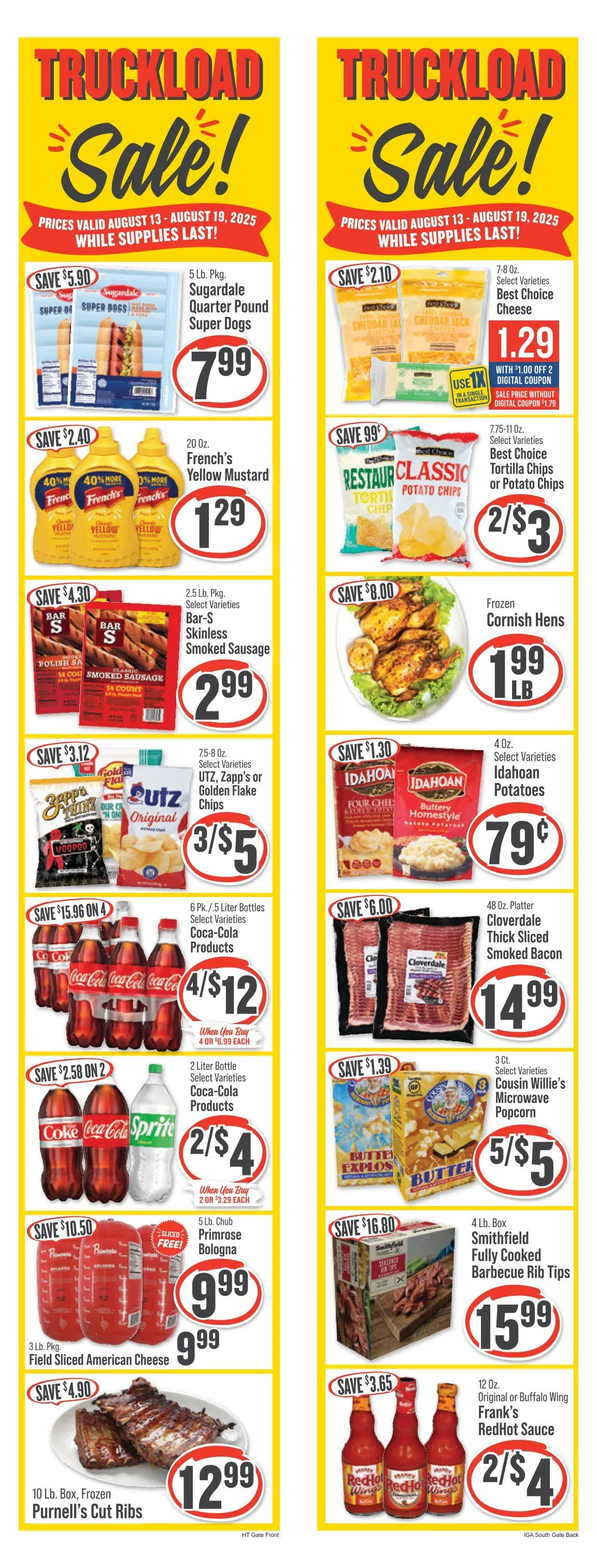 Weekly ad Hometown Market Sales from August 13 to August 19 2025 - Page 