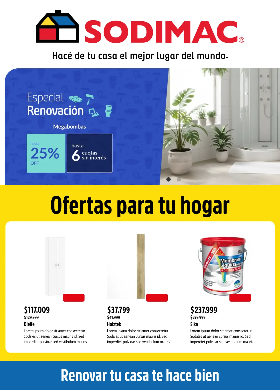 Ofertas de Sodimac Ofertas 6 de mayo al 20 de mayo 2026 - Página 1 del catálogo