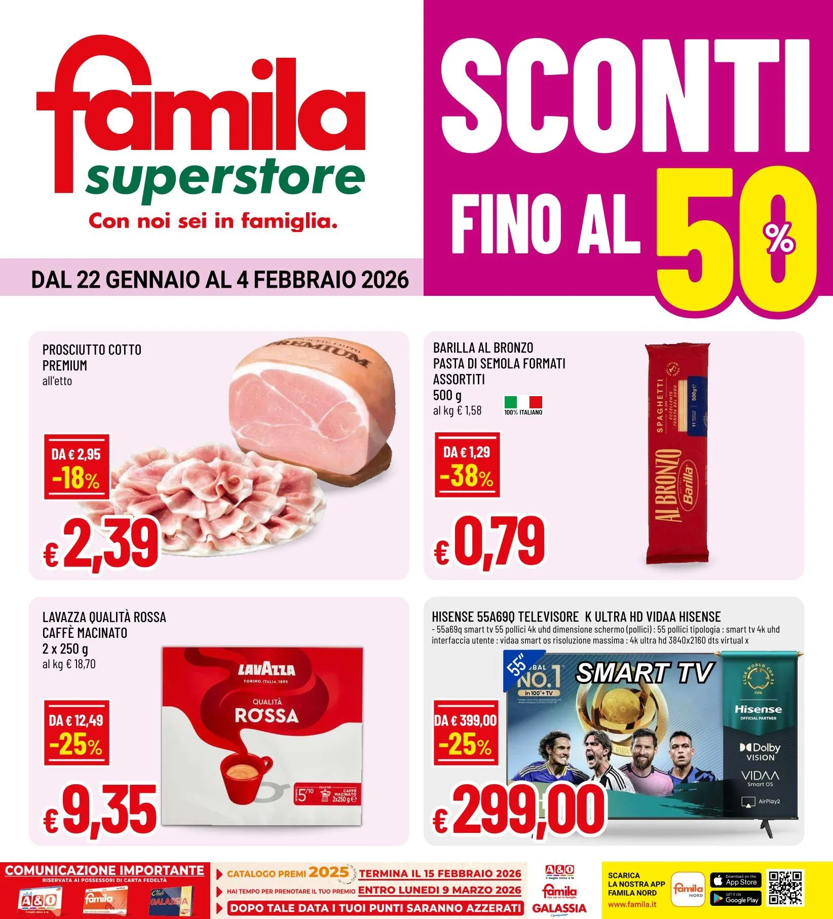 Volantini Famila Superstore da 22 gennaio a 4 febbraio di 2026 - Pagina del volantino