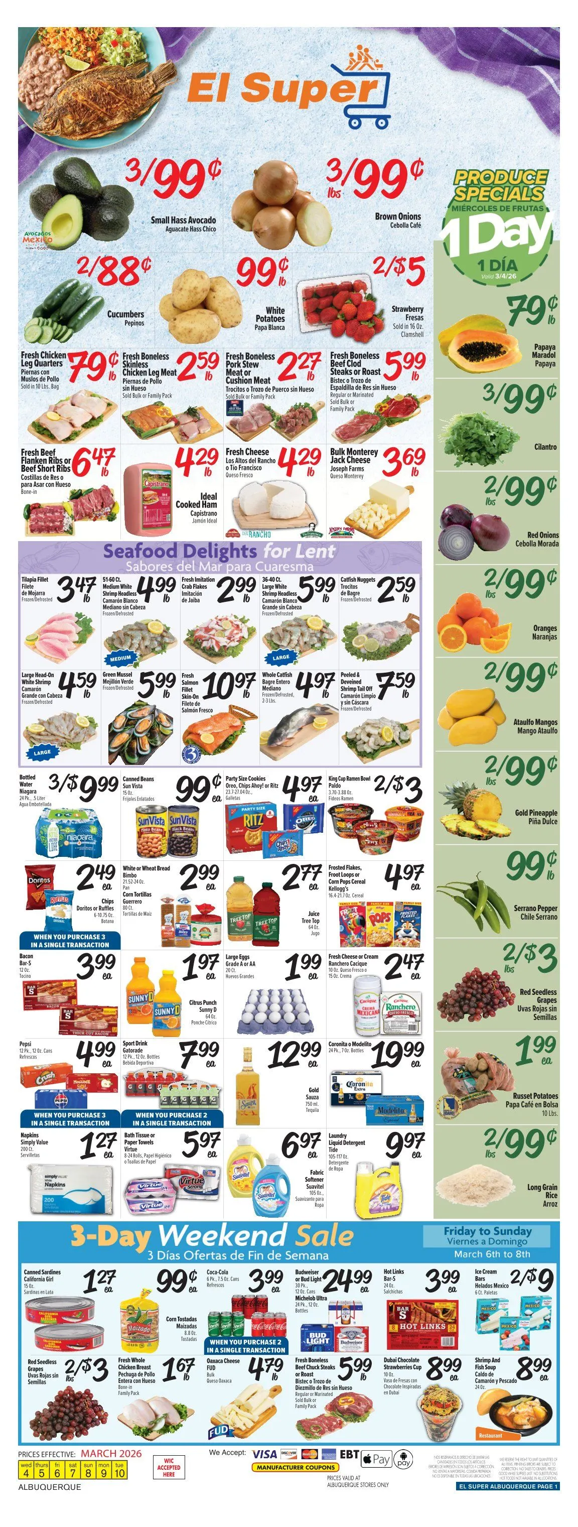 Weekly ad El Super Sales from March 4 to March 10 2026 - Page