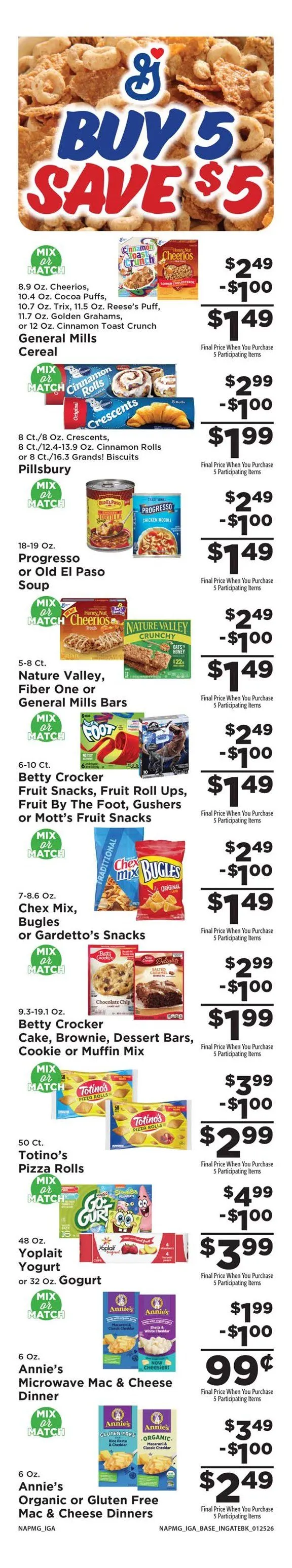 Weekly promotion IGA Sales spanning from January 26 to February 1 2026 - Page 4 for Catalogue 365