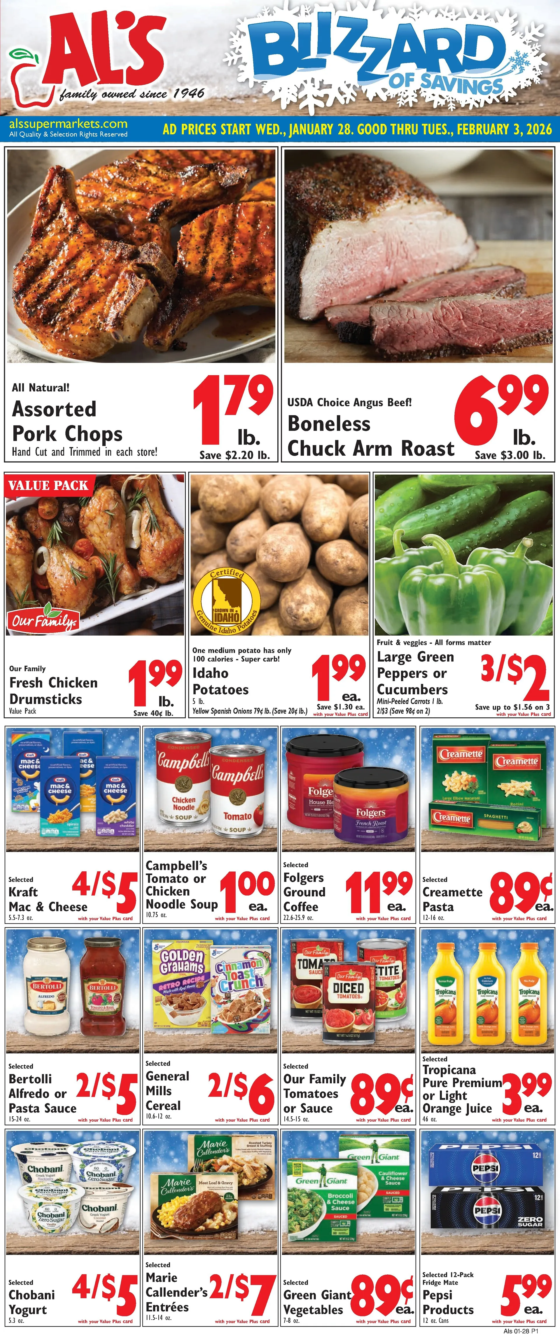 Weekly ad Al's Supermarket Sales from January 28 to February 3 2026 - Page 
