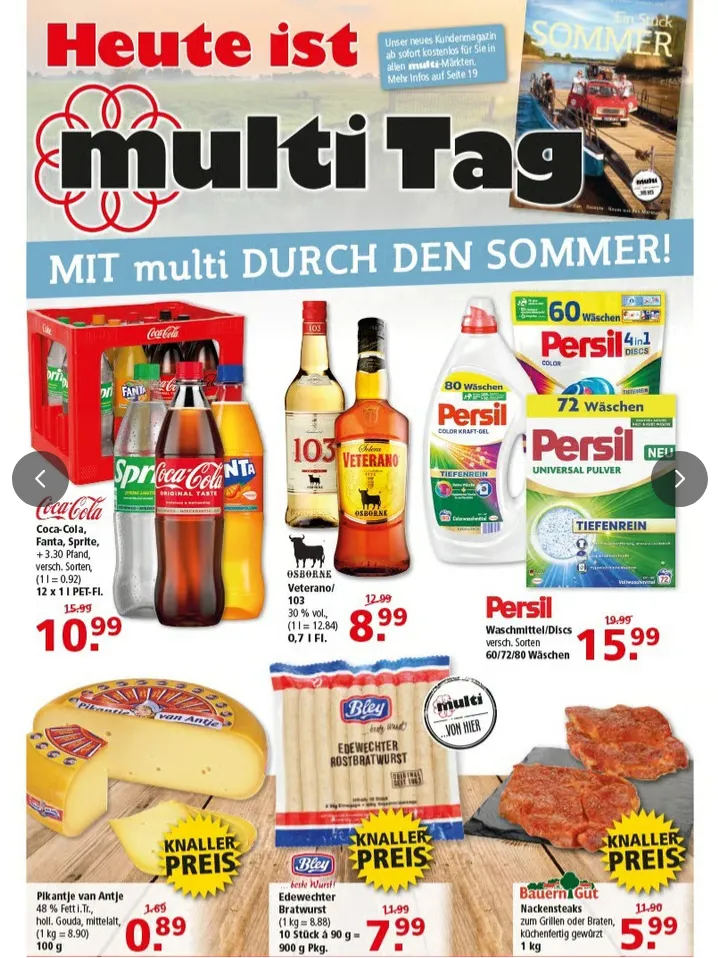  Multi Markt Prospekte  von 26. Mai bis 30. Mai 2026 - Prospekt seite 