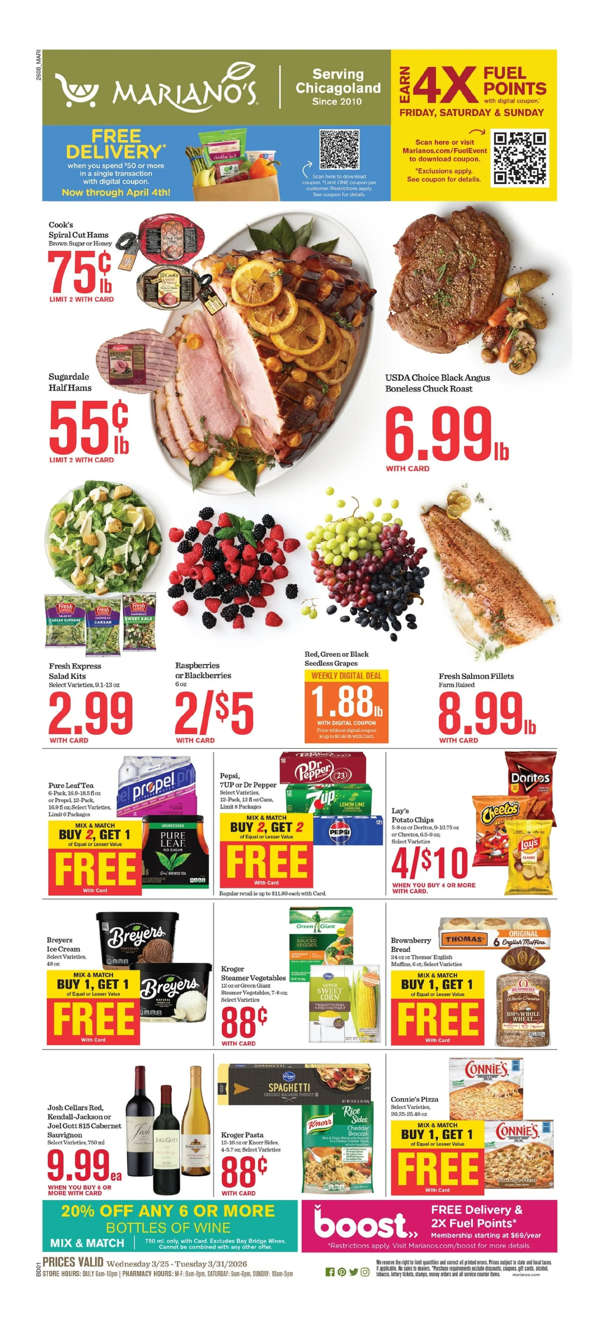 Weekly ad Mariano's Sales from March 25 to March 31 2026 - Page 1