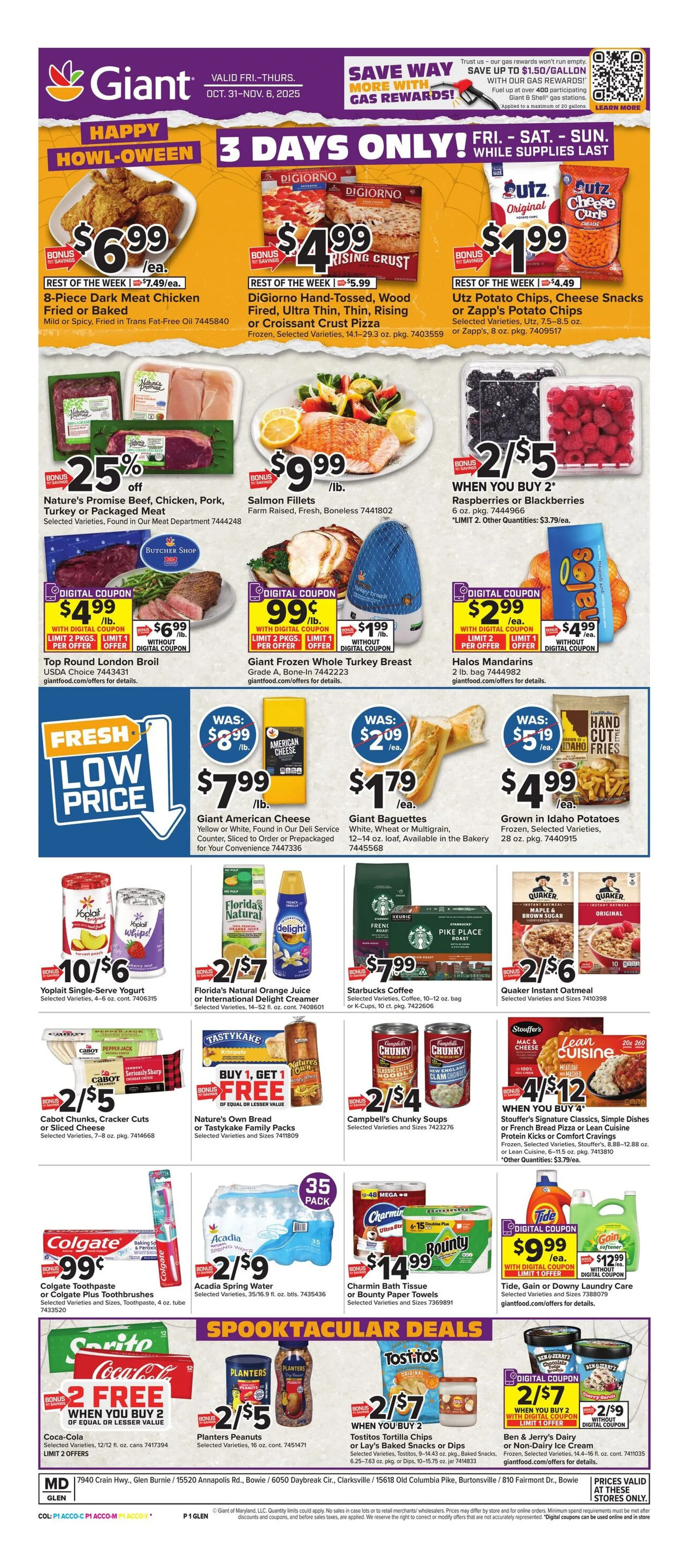Weekly ad Giant Food SalesGiant Food  from October 31 to November 6 2025 - Page